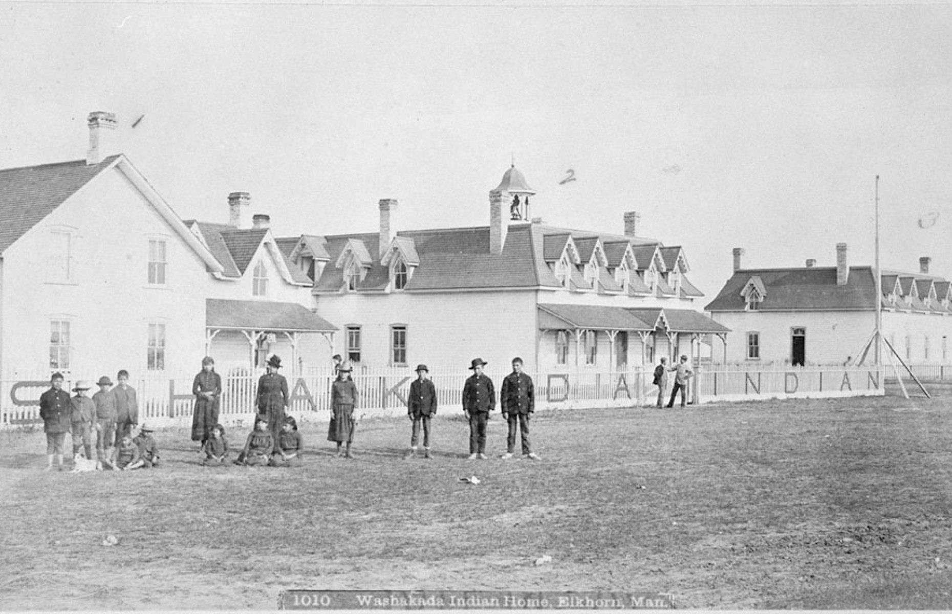 1900: residential school in Elkhorn, Manitoba