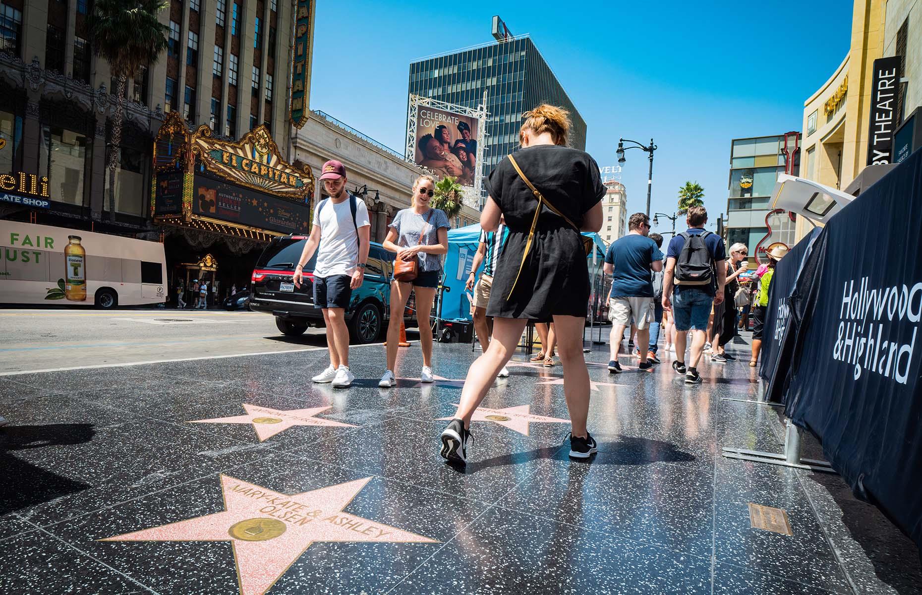 2. Hollywood Walk of Fame, Los Angeles, California, USA
