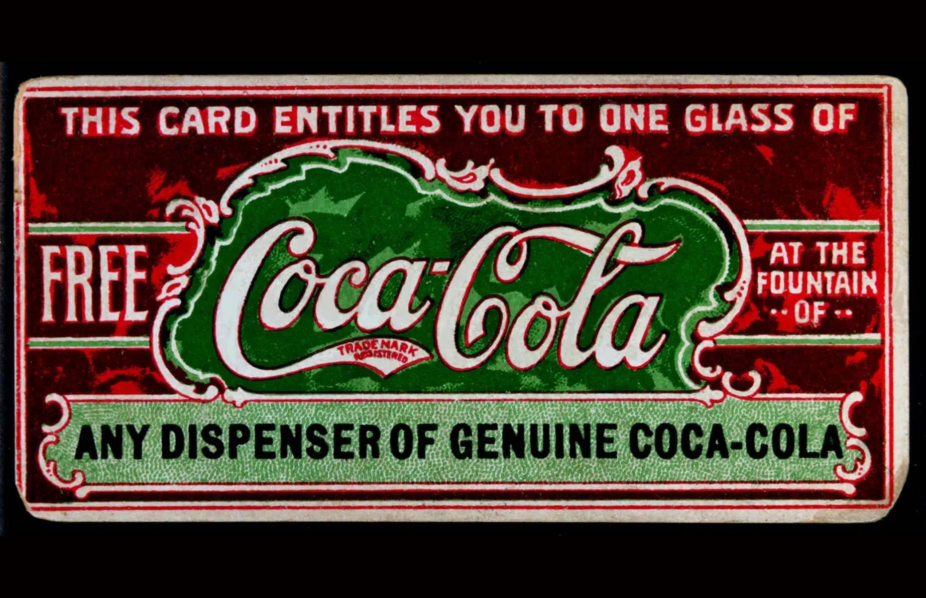 Coca-Cola wurde früher verschenkt
