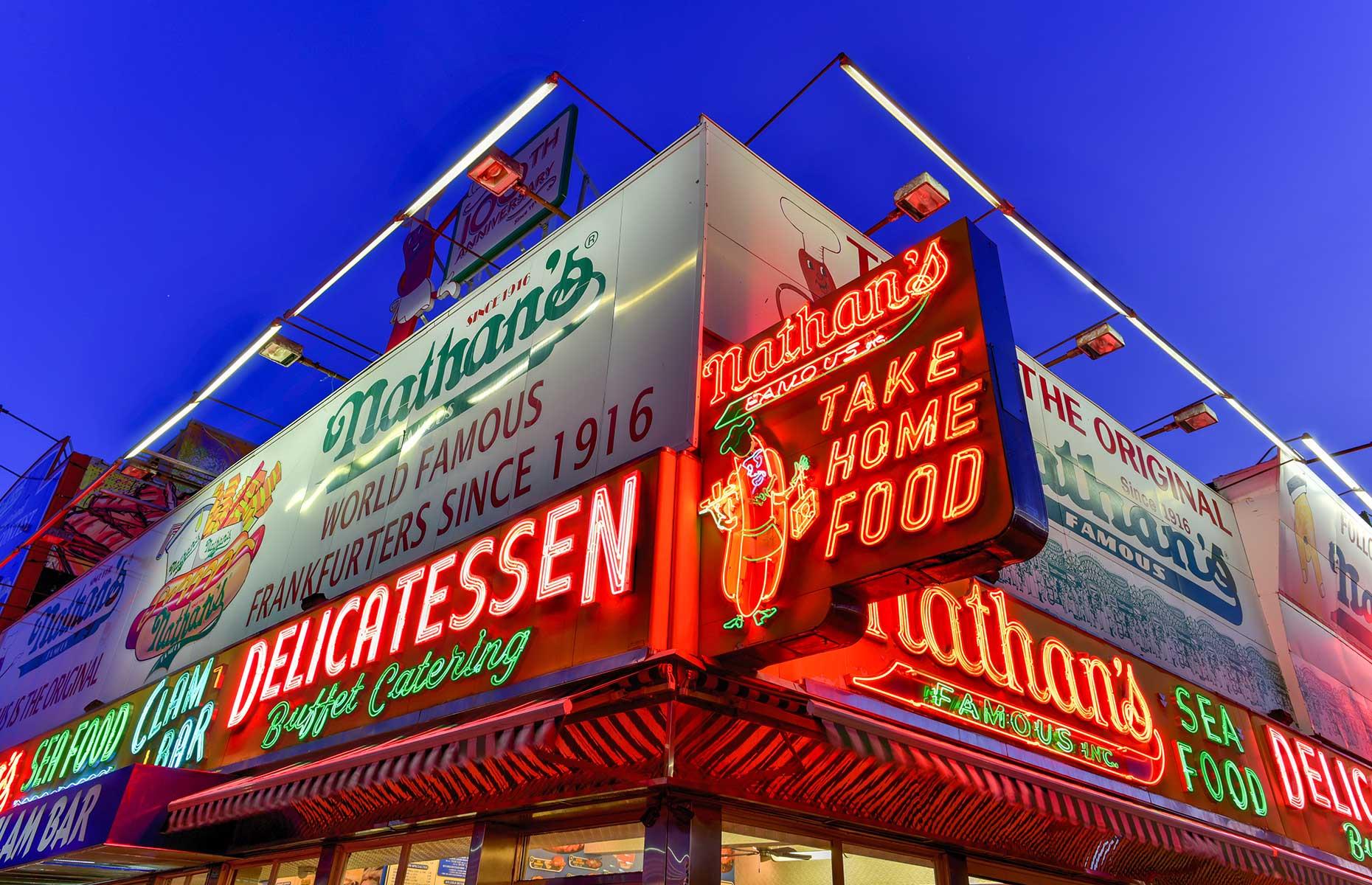 New York: Nathan’s Famous Hot Dogs, Brooklyn