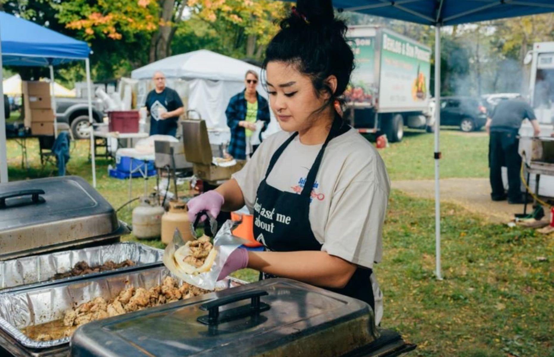 New York: go to a spiedie cook-off