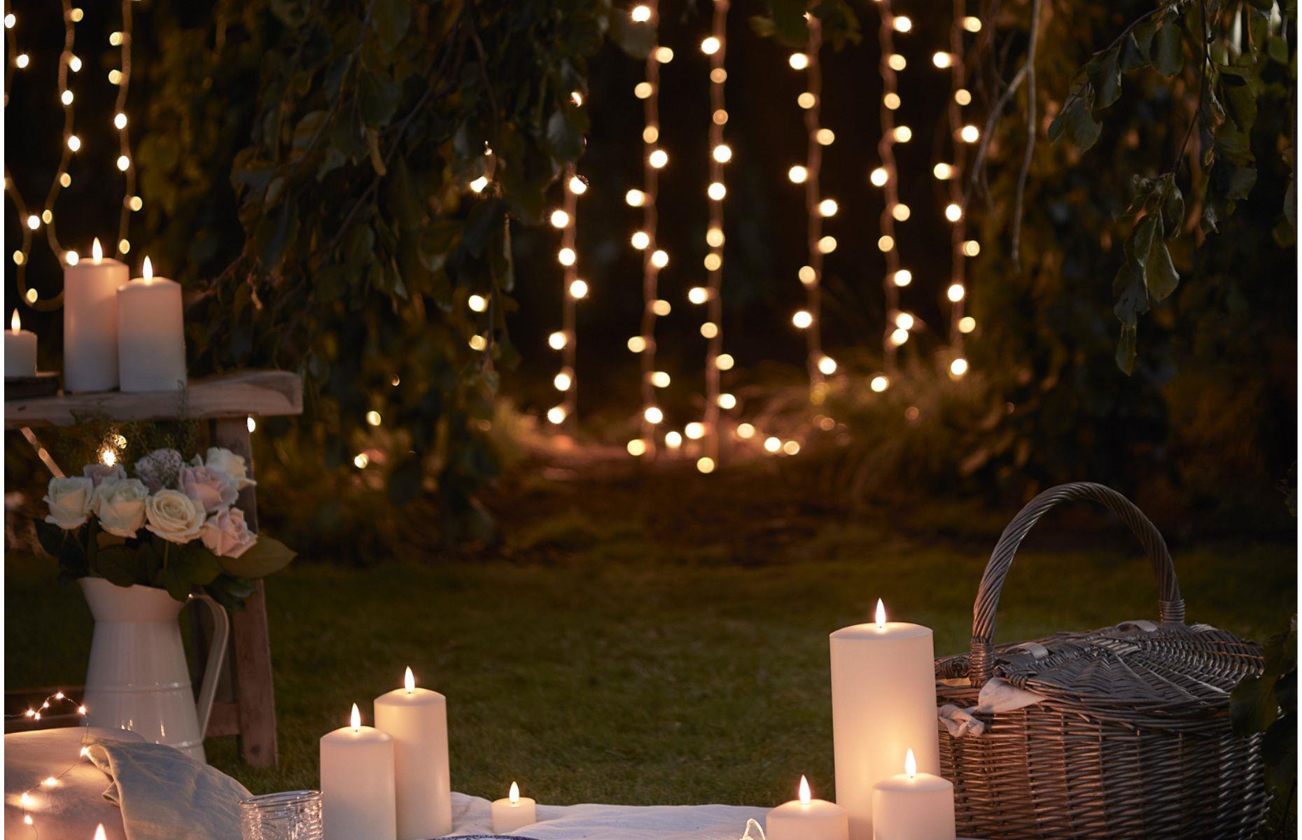 Create curtains of light
