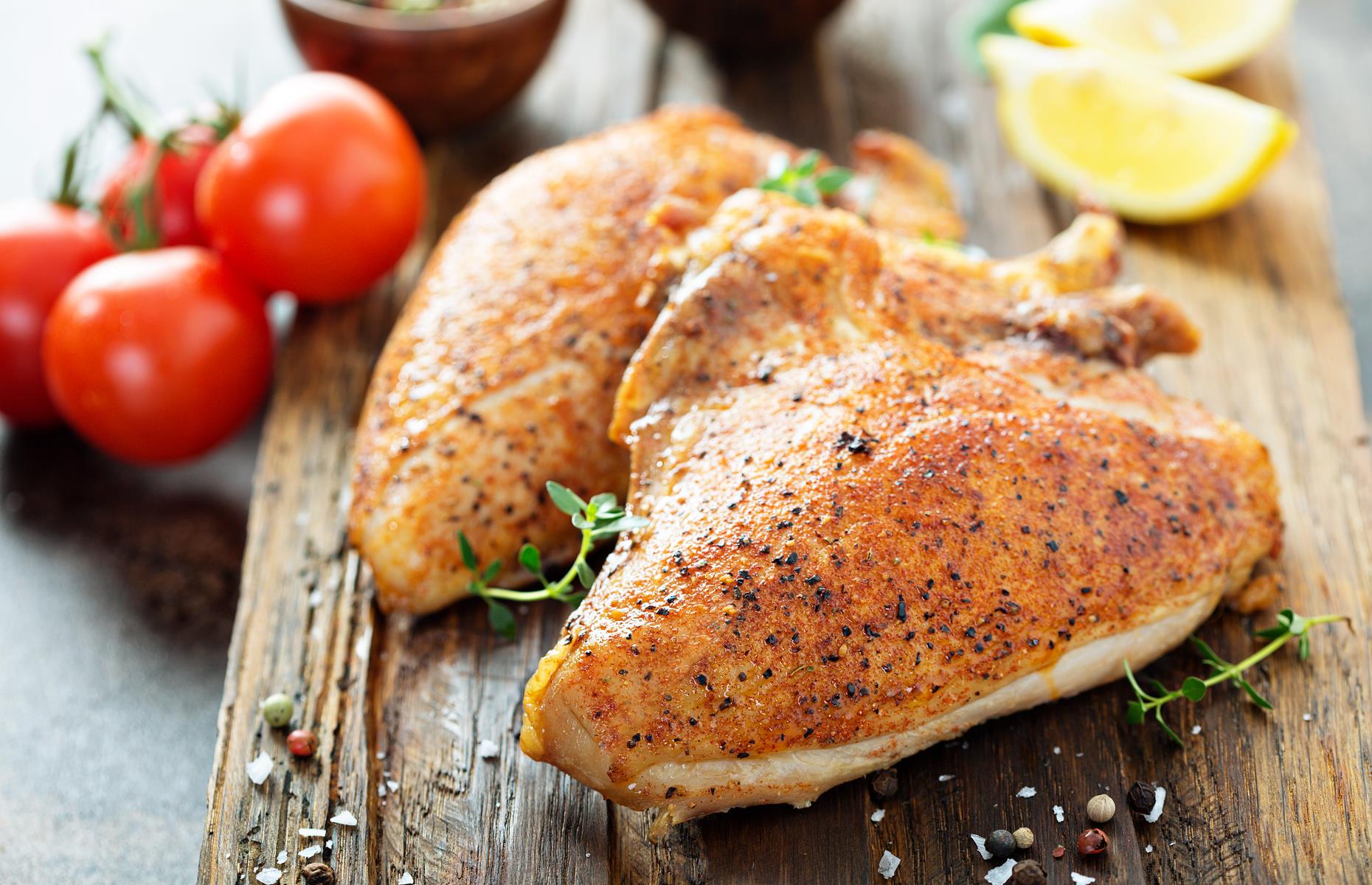 7. Keep the skin on for the tastiest chicken