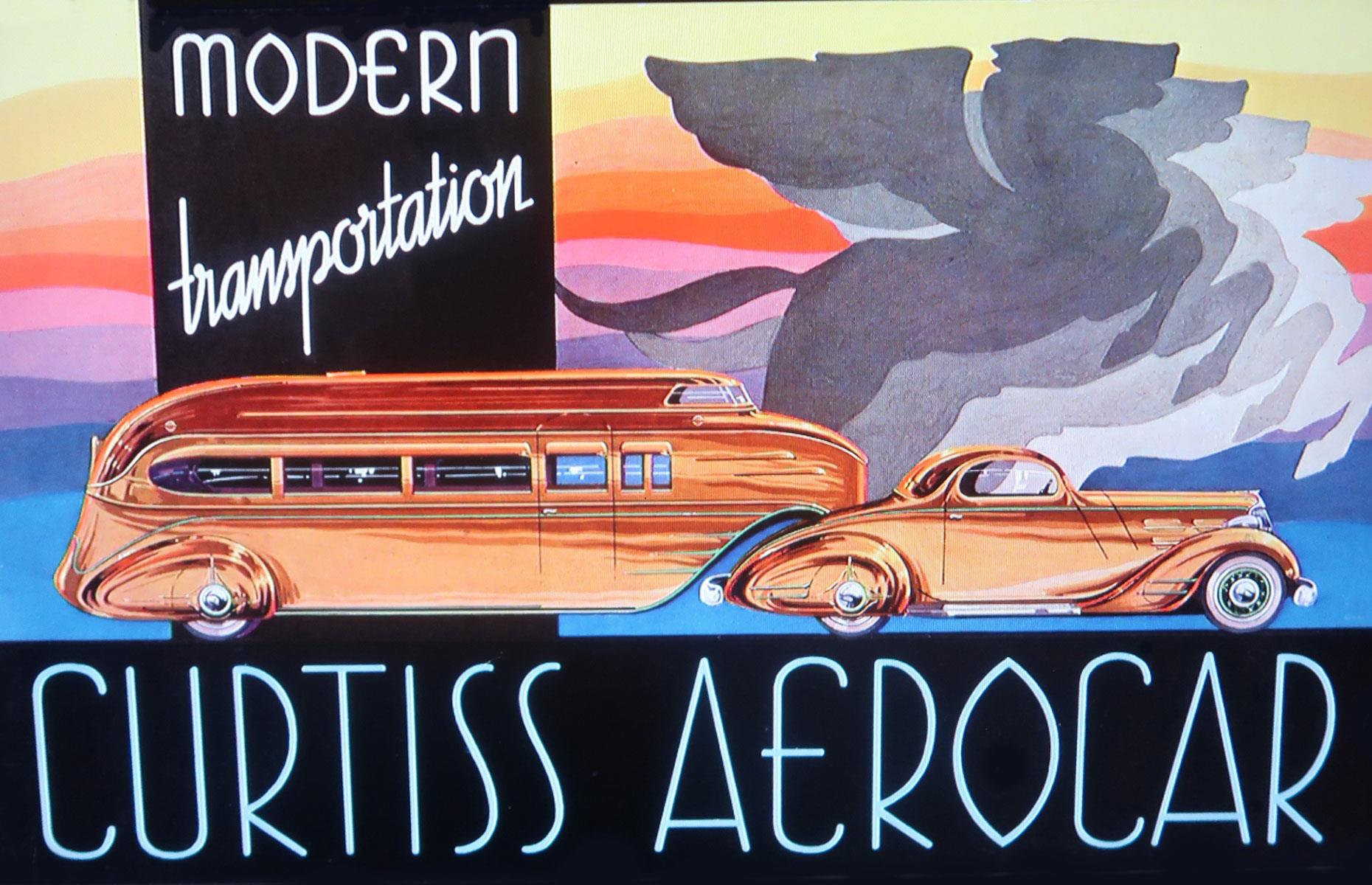 Curtiss Aerocar (1932): Autocaravana de lujo de la era de la Depresión