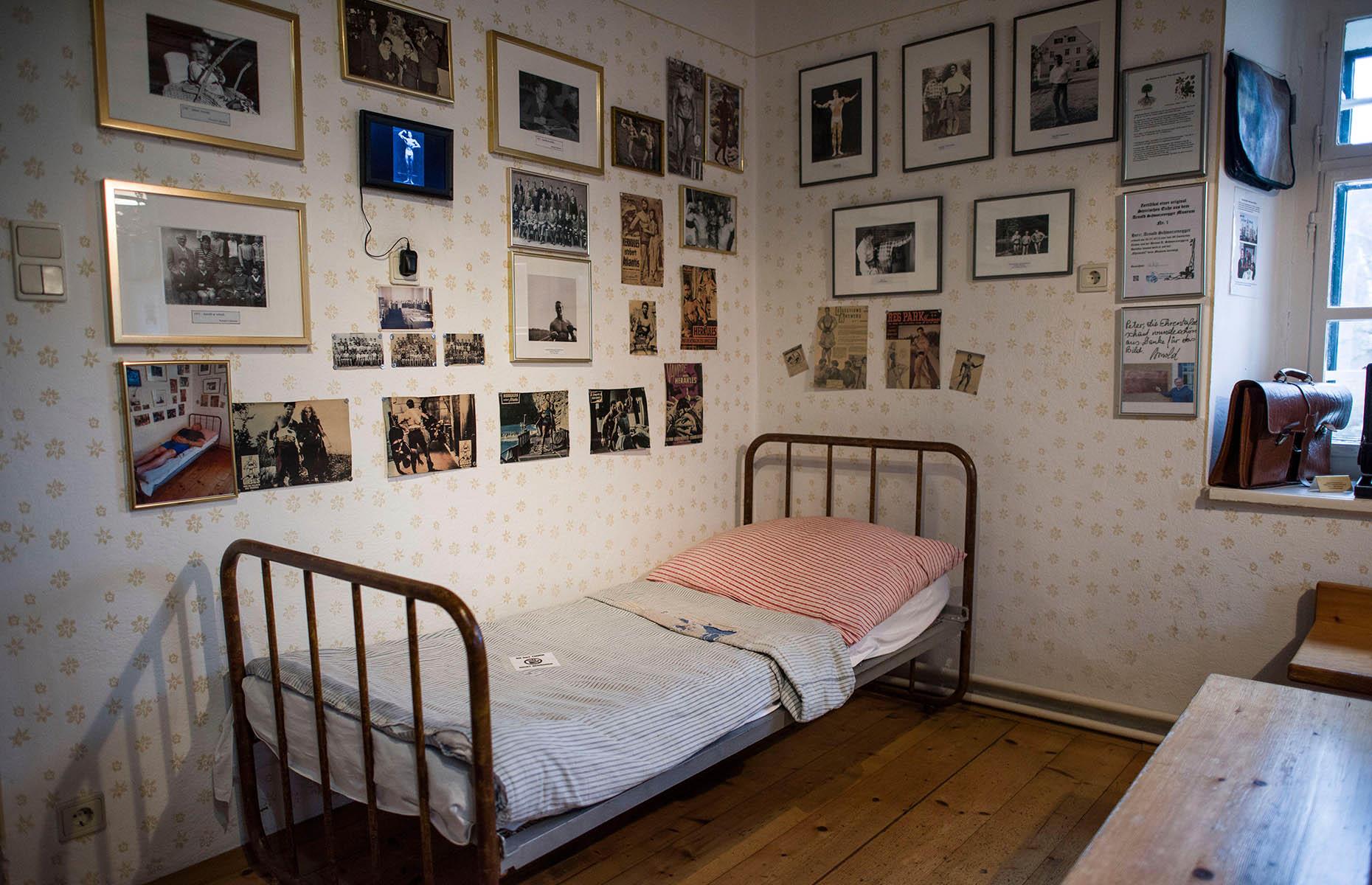 Arnold Schwarzenegger's modest Austrian apartment