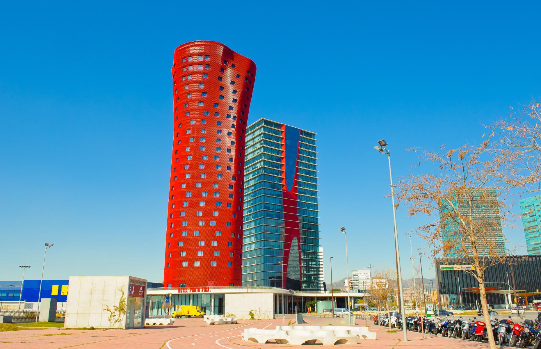 Hotel Porta Fira: inspirado por Gaudí