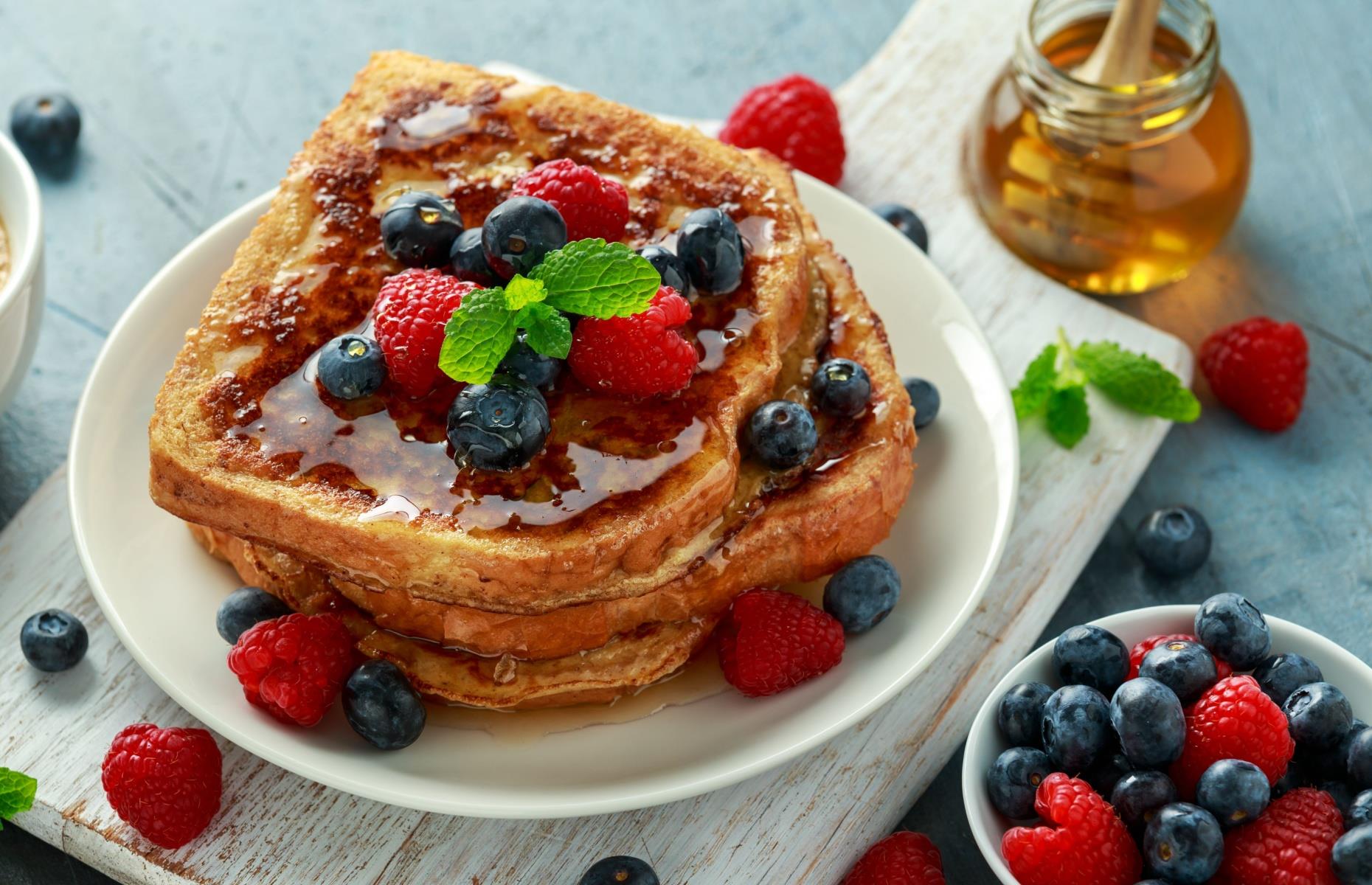 Vermont: maple French toast