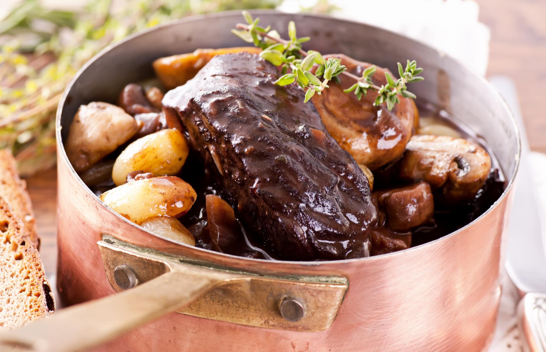 Beef bourguignon