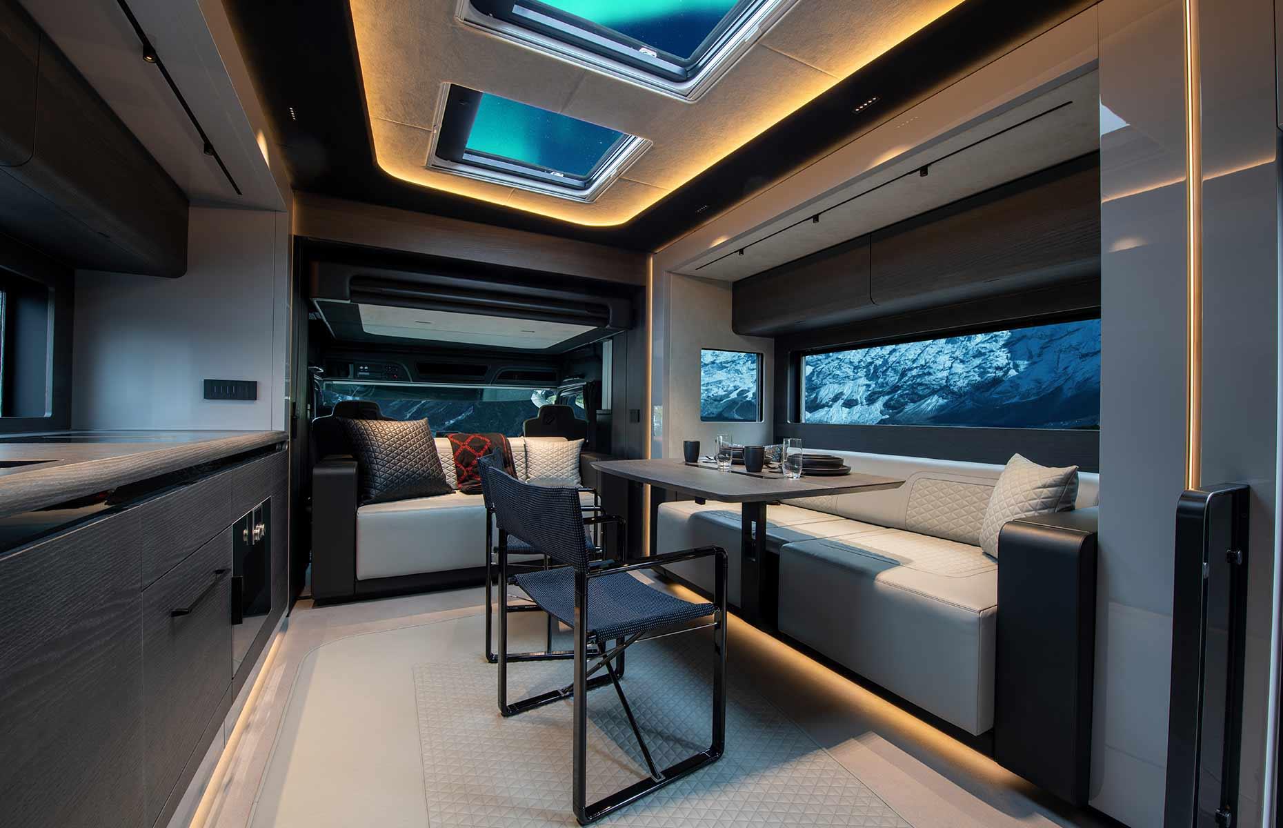 Brabus Big Boy 1200: expandable floor plan 