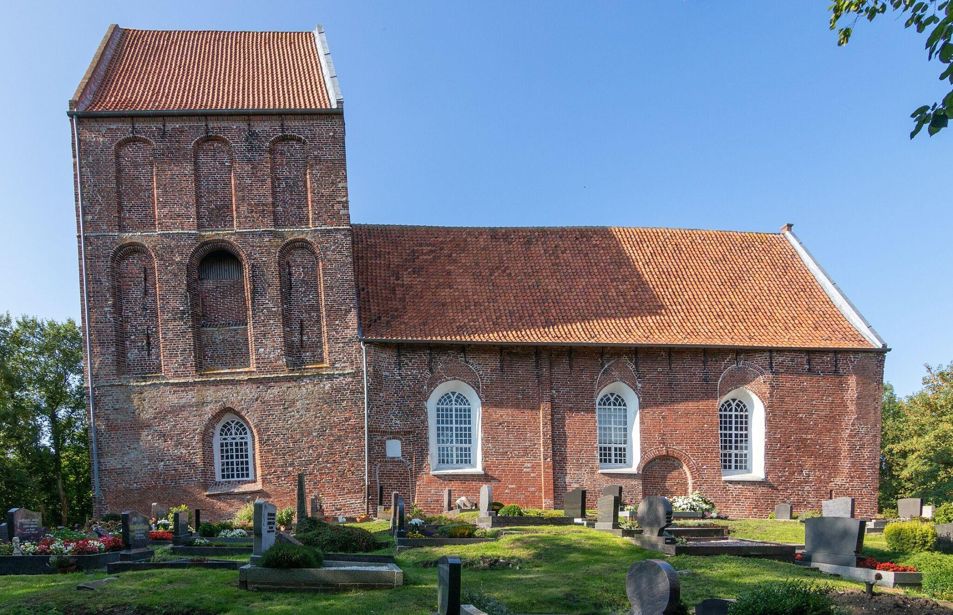 Church tower of Suurhusen, Hinte, Germany