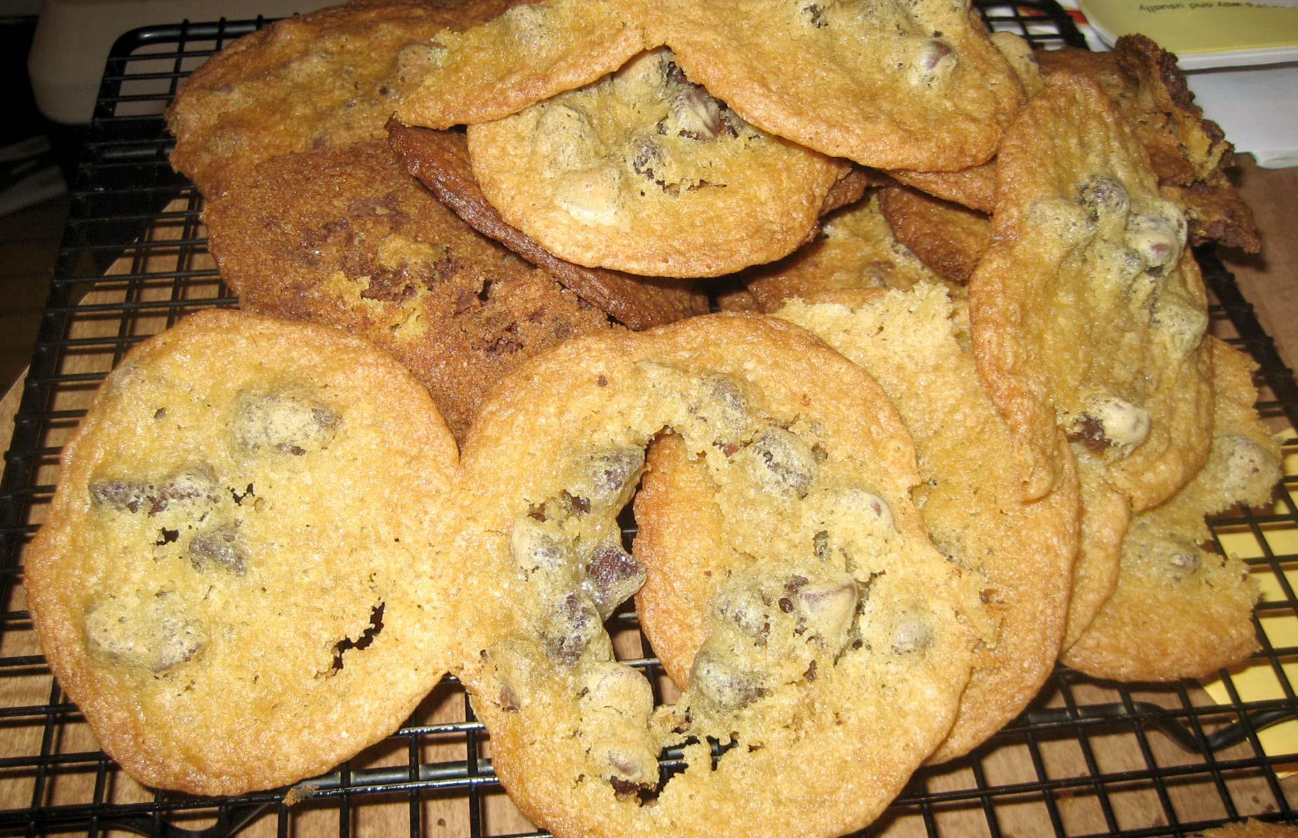 28. Cookies spread in oven