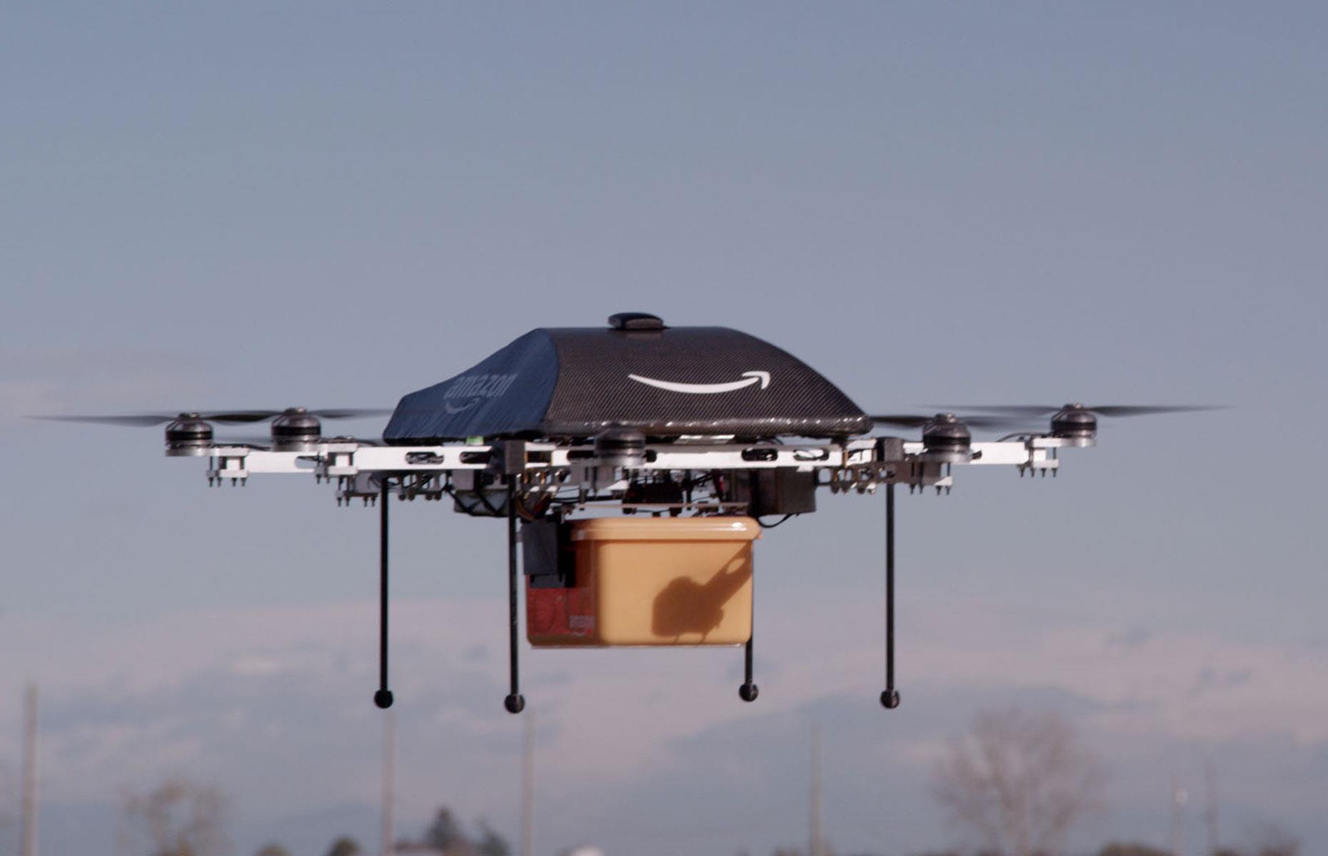 Fleets of delivery drones 