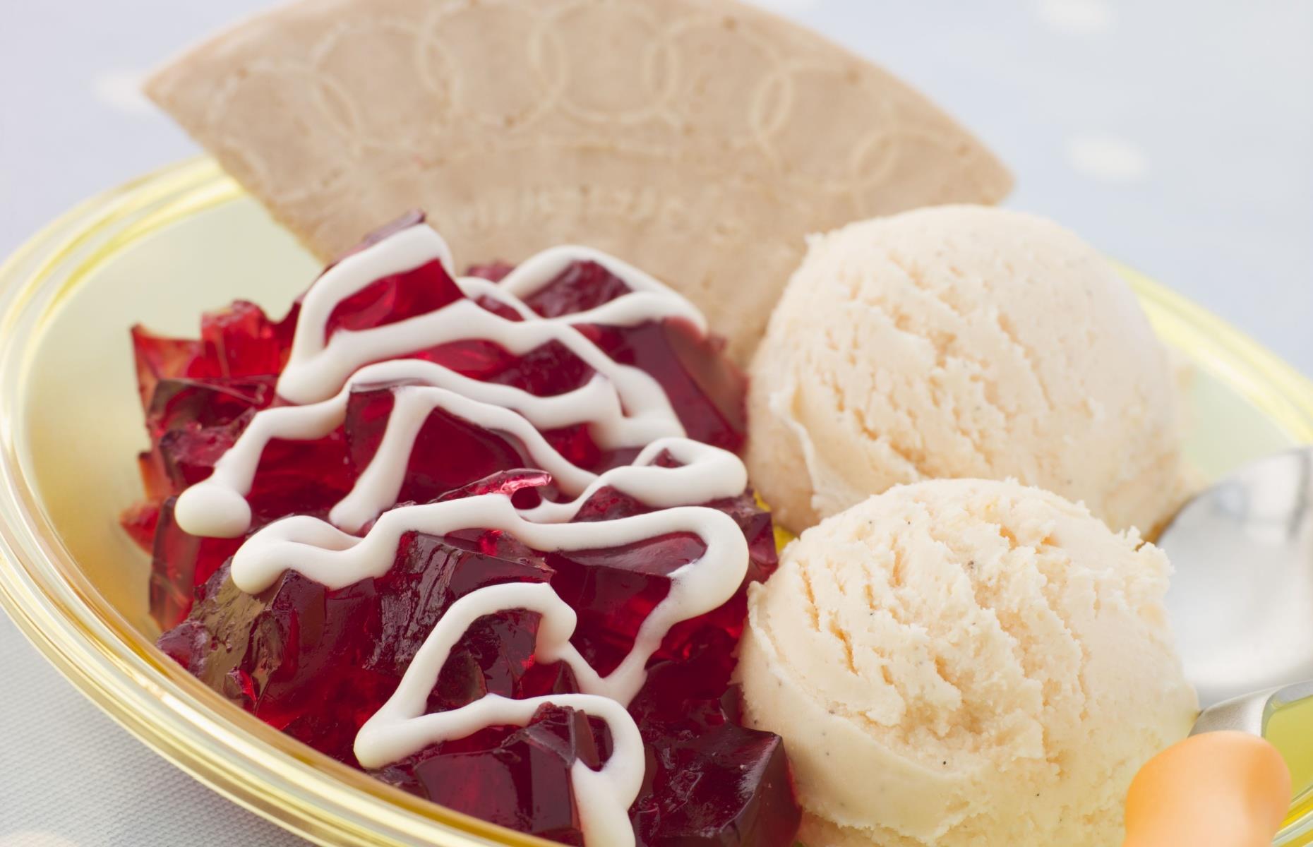 79. Jelly and ice cream