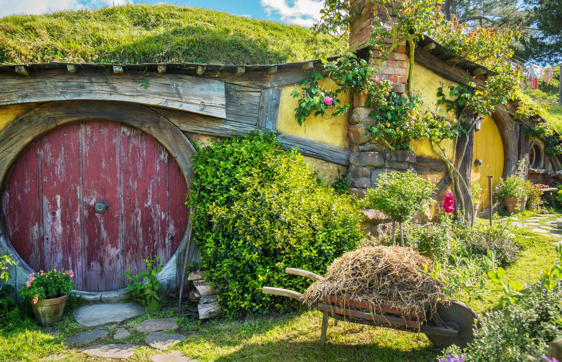 Das echte Hobbit-Haus, Matama, Neuseeland 