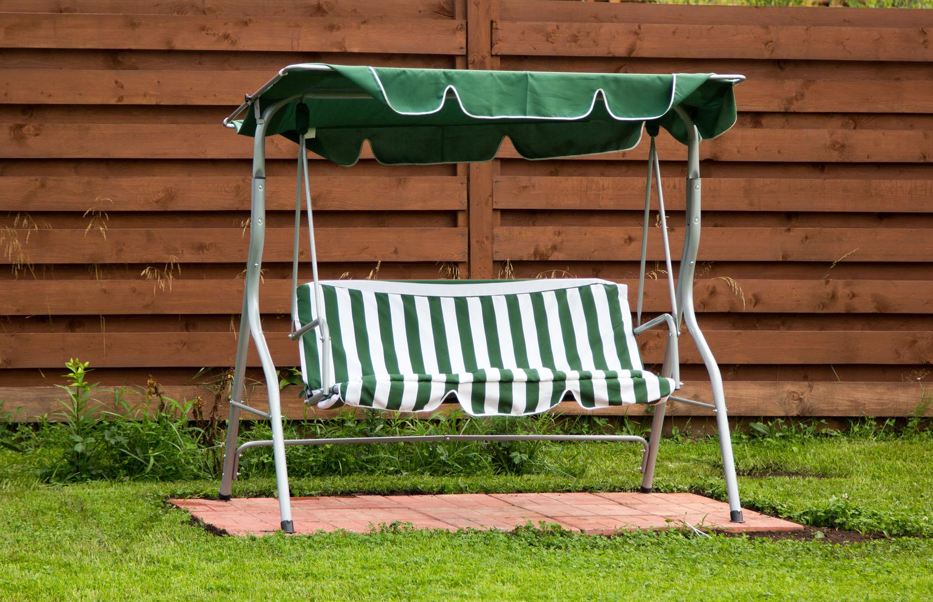Garden swing bench