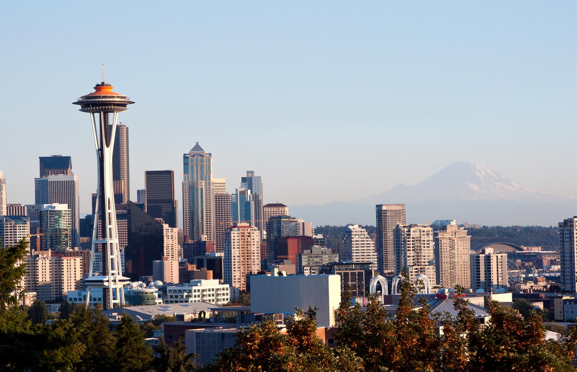 Now: Space Needle, Seattle, Washington
