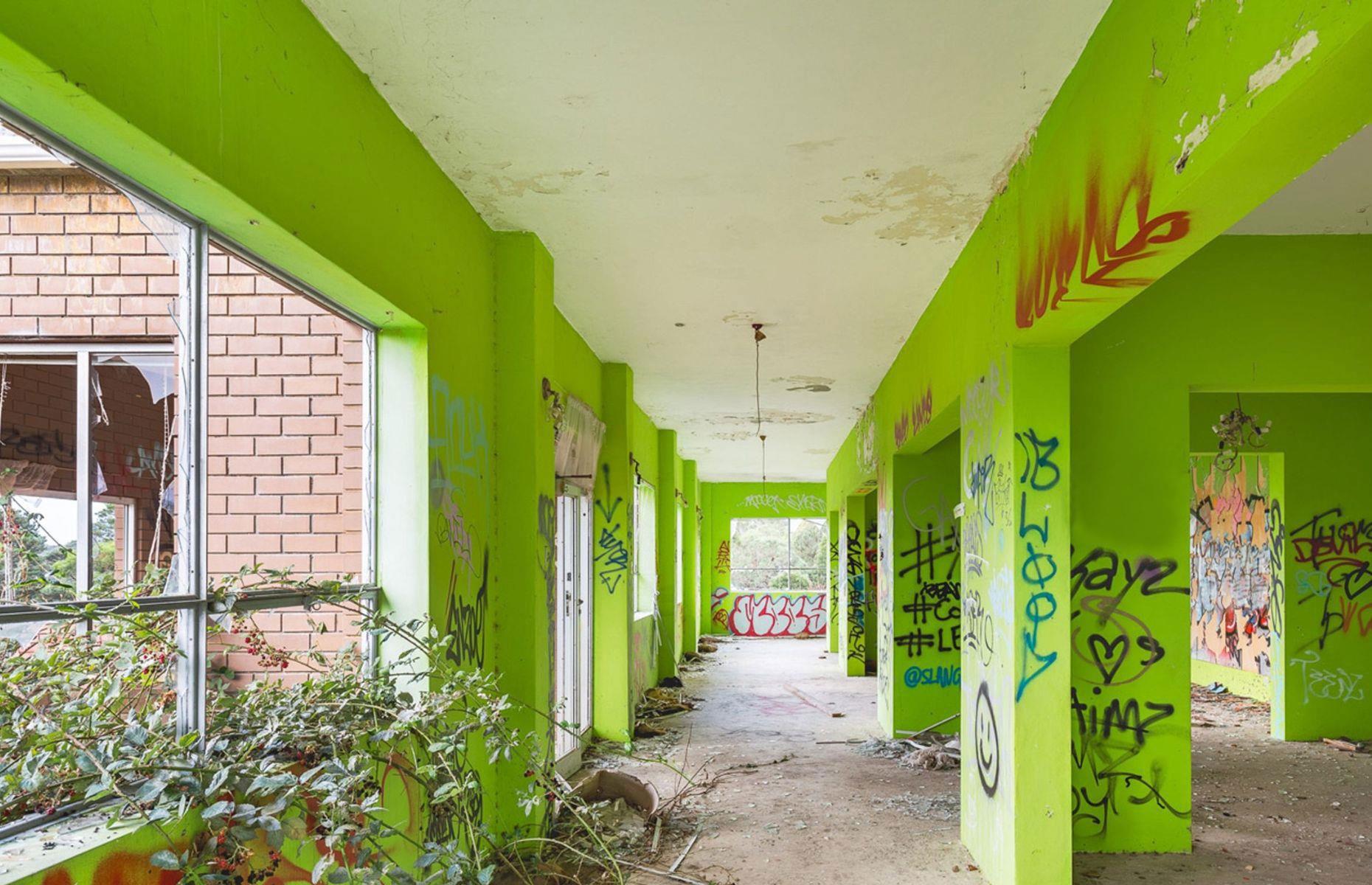 Abandoned mansion: a blank canvas