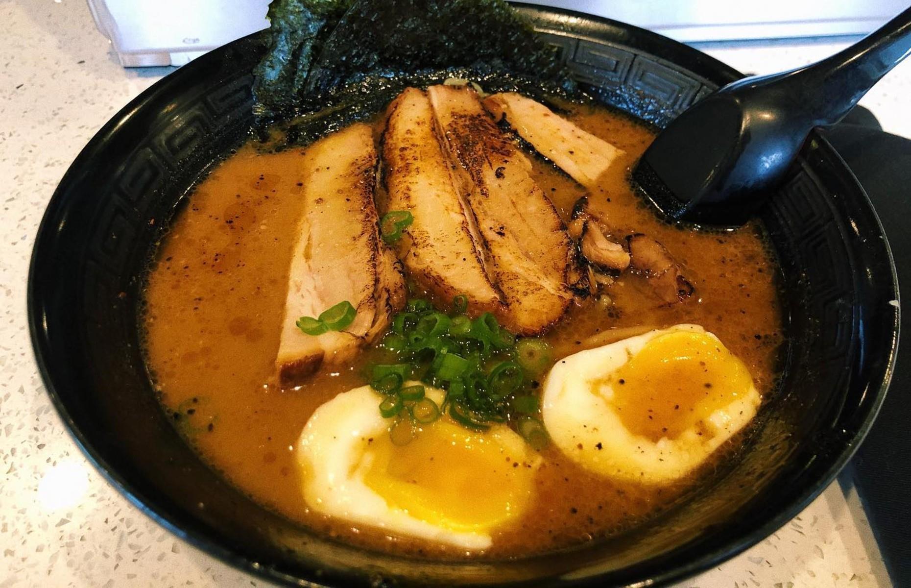 Utah: miso ramen, Hamachi Sushi Bar, Salt Lake City