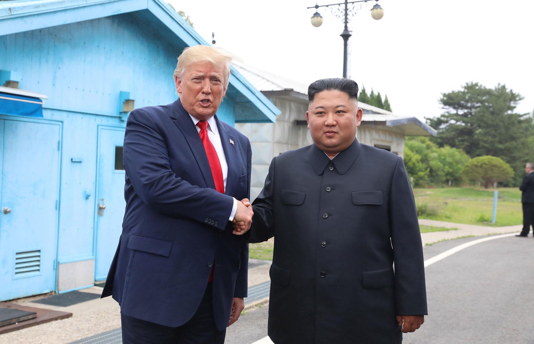 Kim Jong-un and Donald Trump