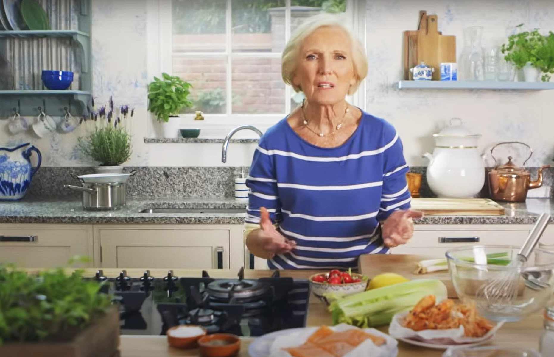 Mary Berry's country home: state-of-the-art kitchen