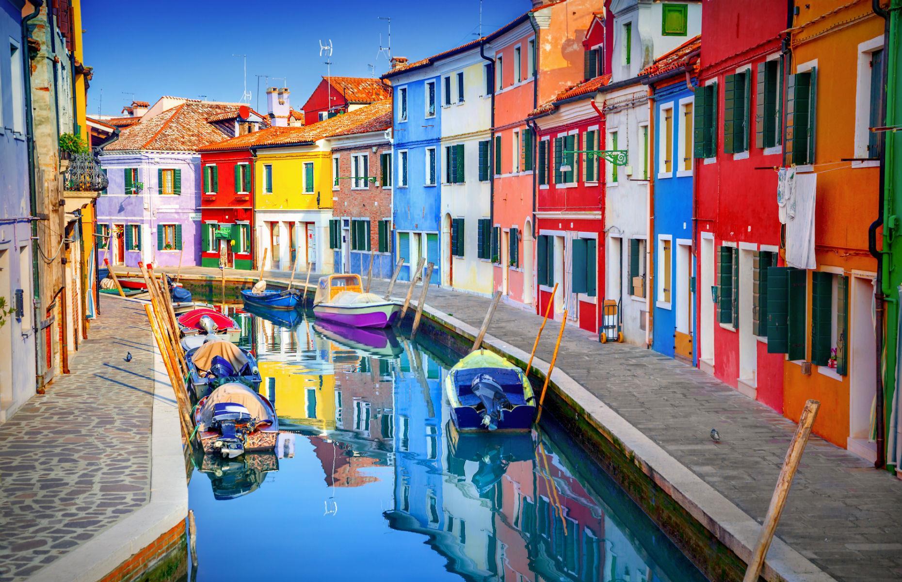 Rainbow homes, Veneto, Italy