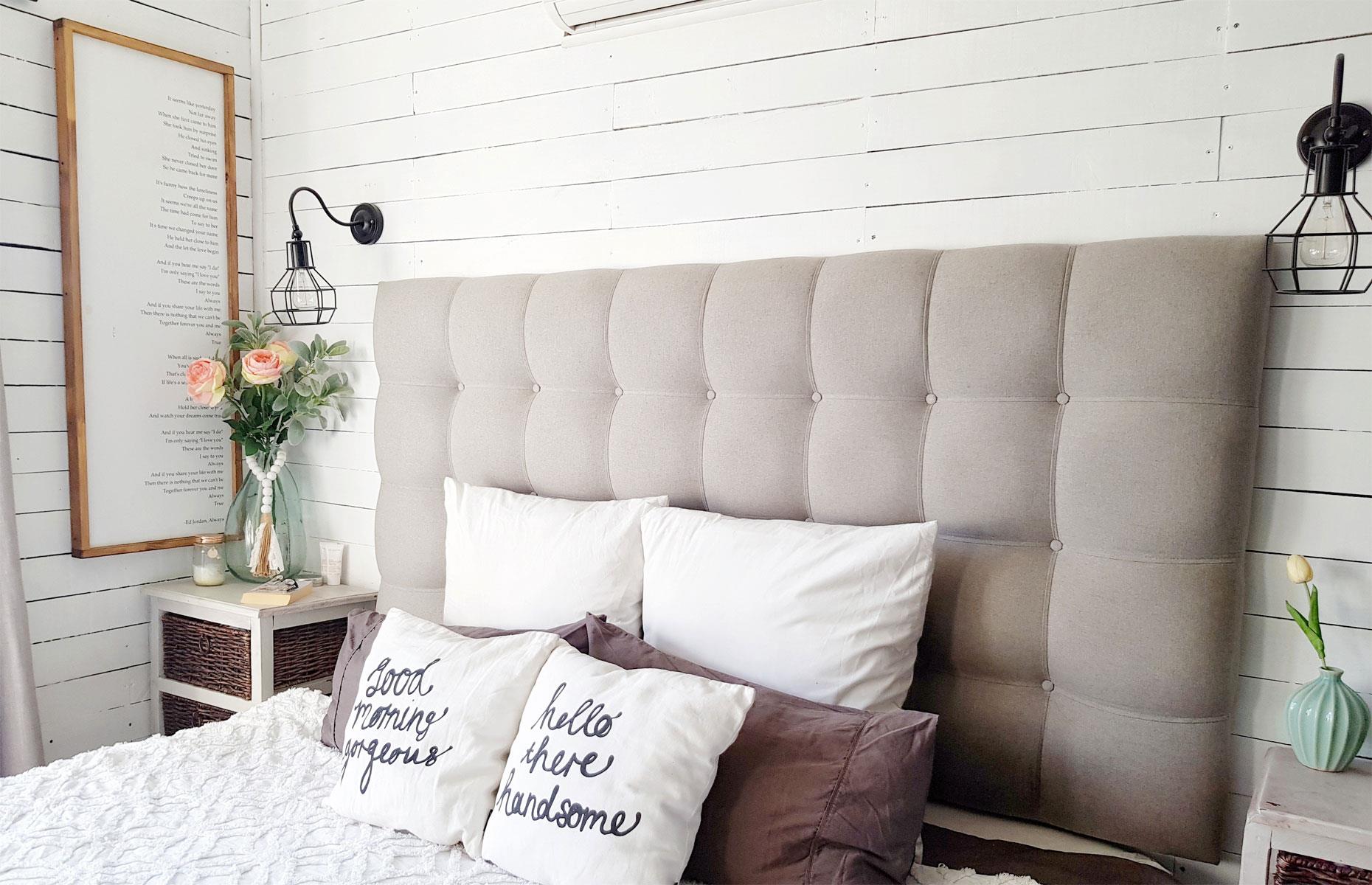 DIY pallet wall cladding