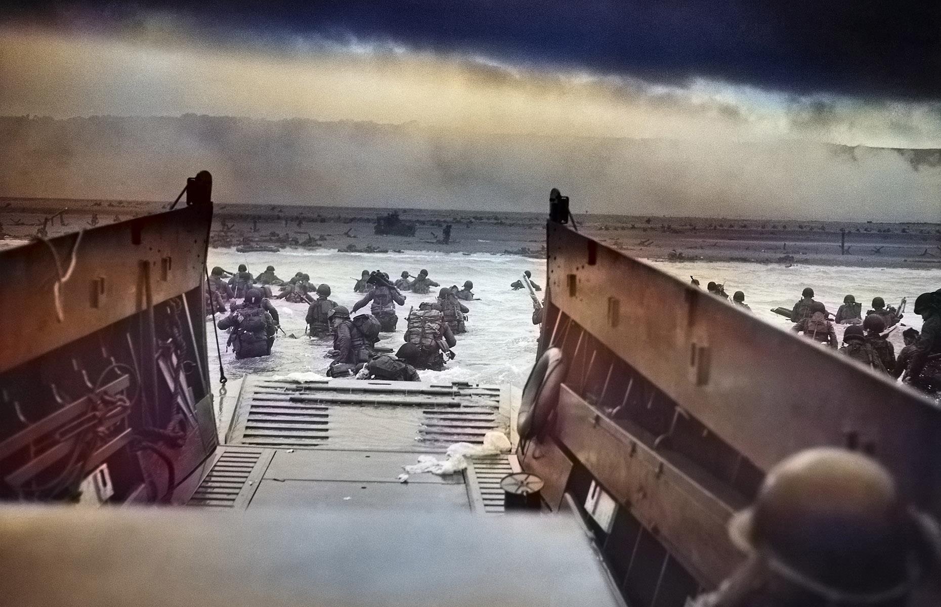 June 1944: D Day Landings, Normandy, France