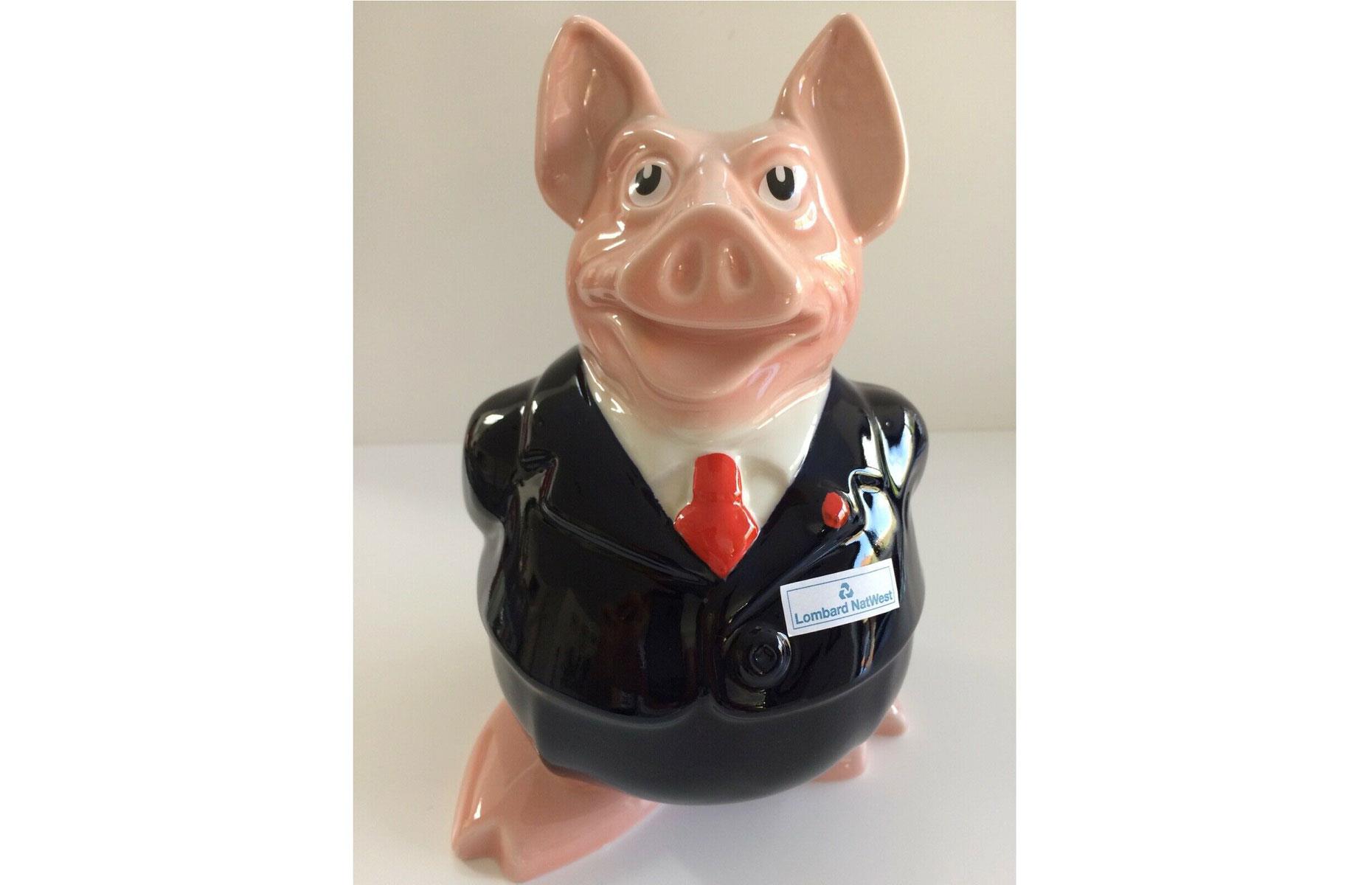 Wage NatWest Lombard Sir Nathaniel Lombard Pig coin bank: up to $800 (£650)