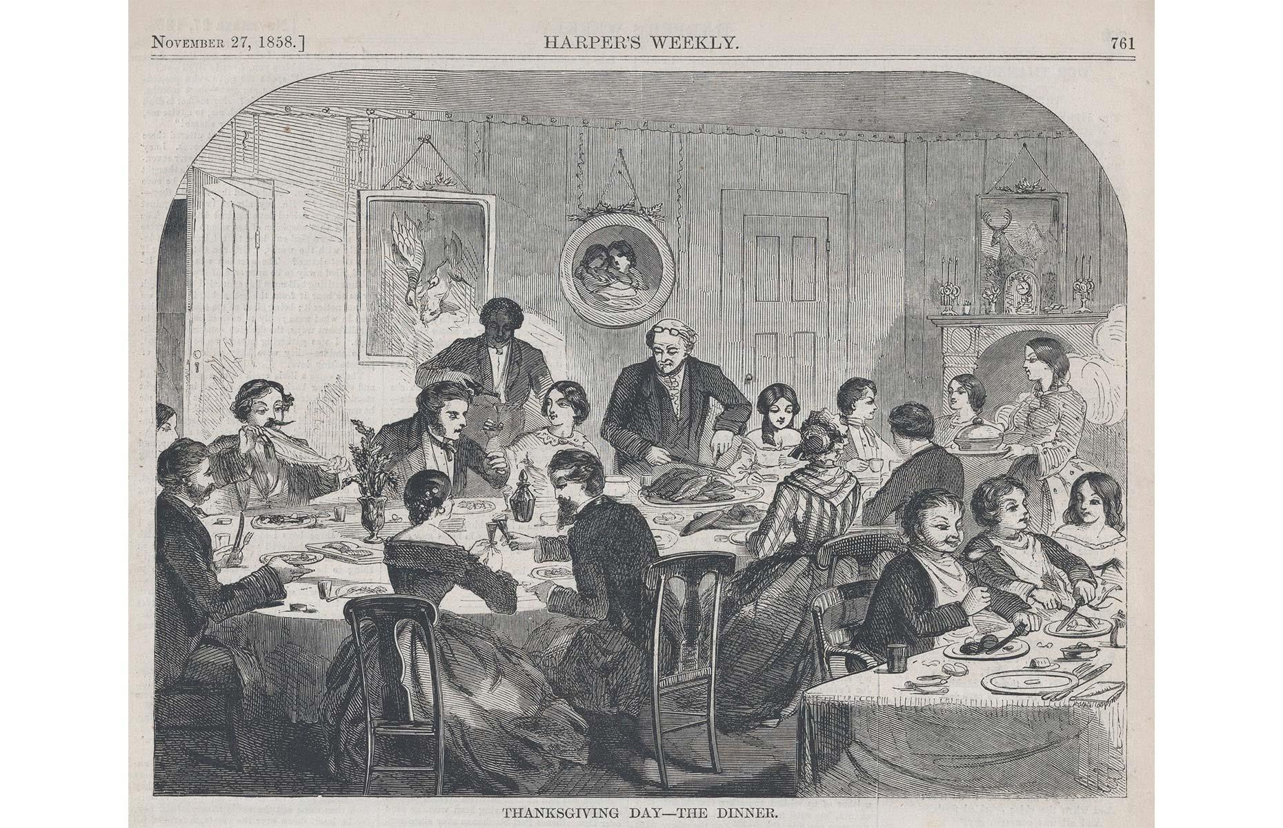 1820s: popularizing the classic Thanksgiving meal