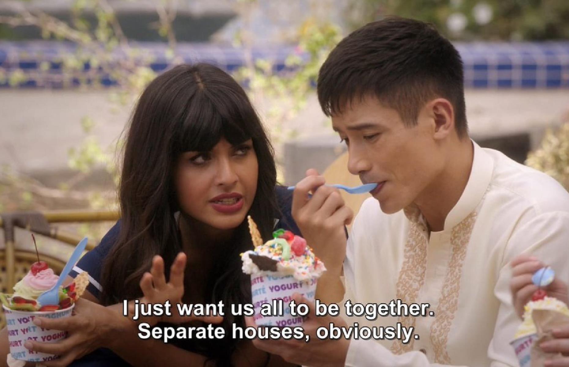 16. Frozen yogurt, The Good Place