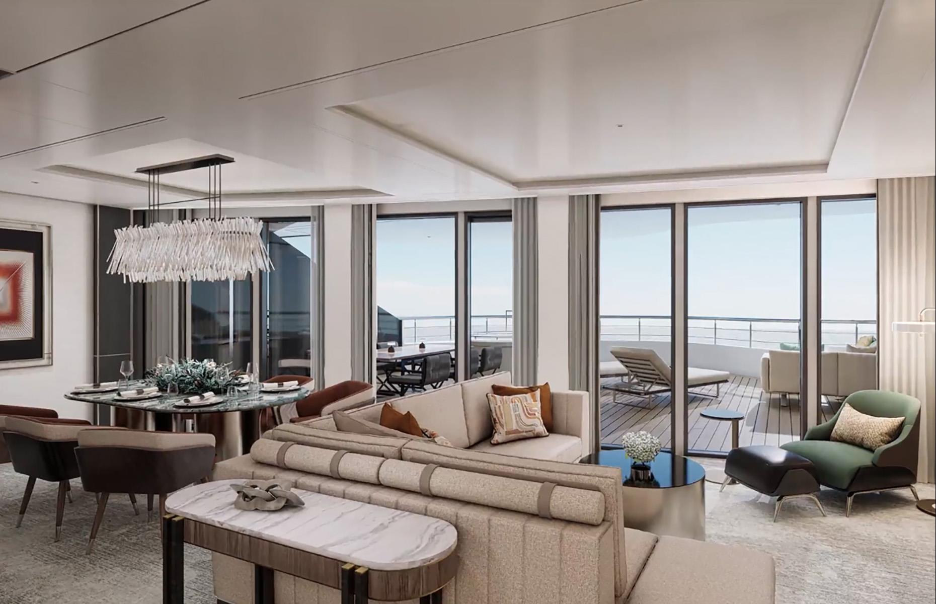 Owner's Suite, Ilma, The Ritz-Carlton Yacht Collection