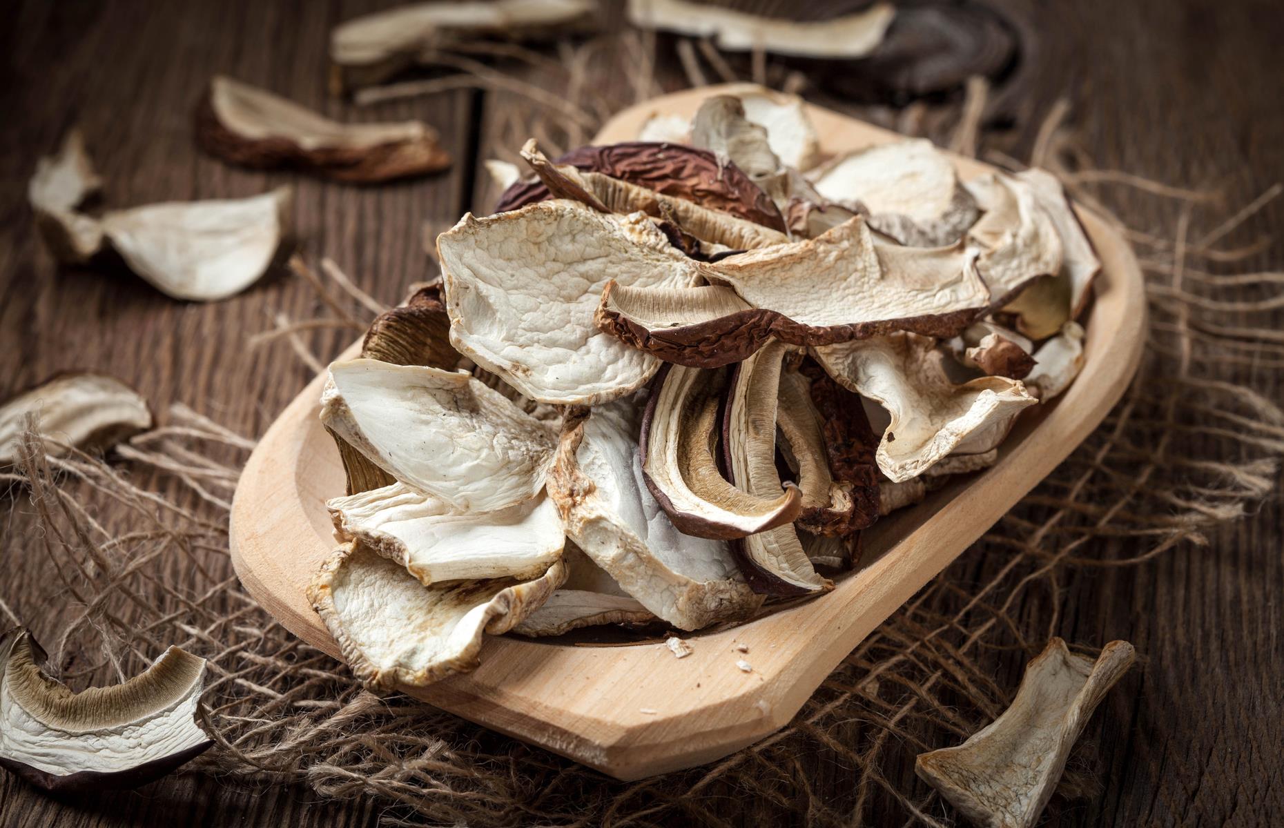 8. Dried mushrooms