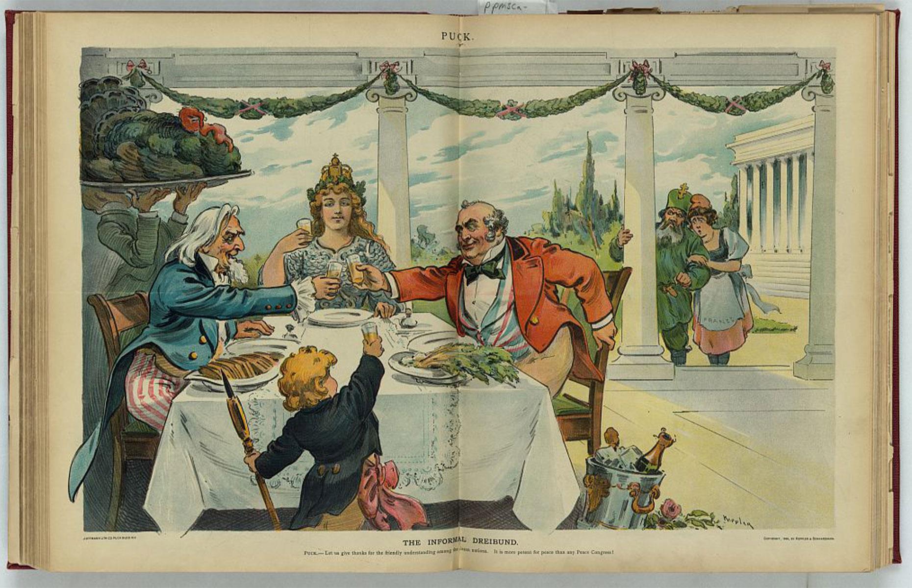 1800s: the political Thanksgiving table