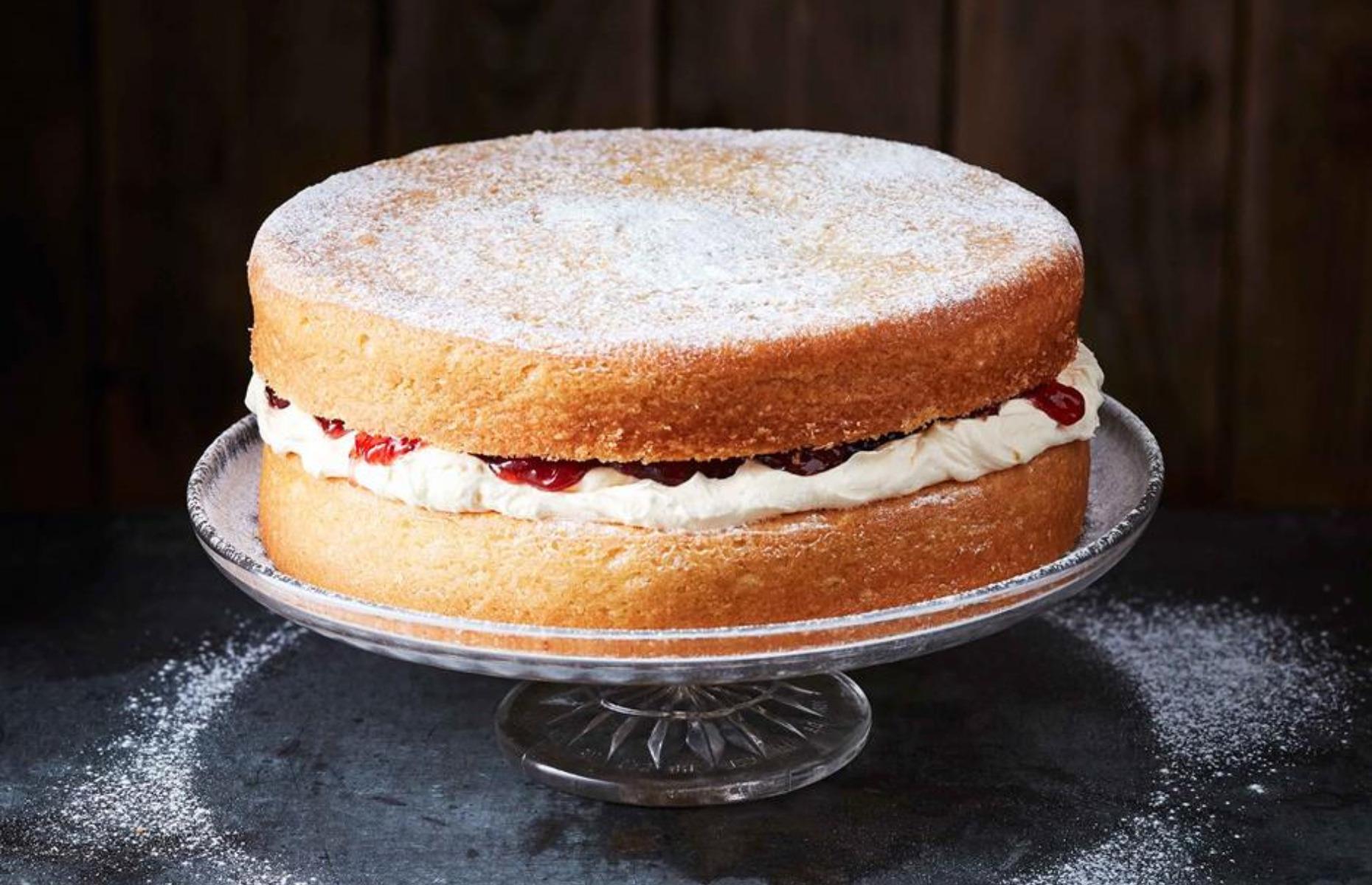 4. Vegan Victoria sponge 