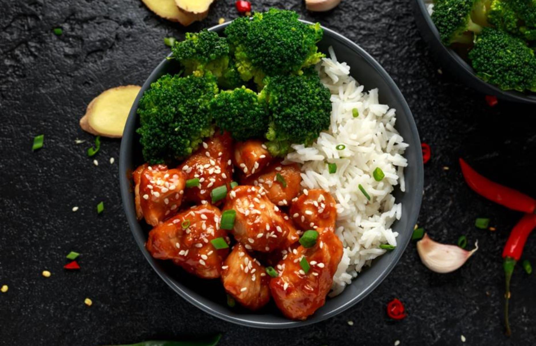 Sticky honey and ginger chicken 