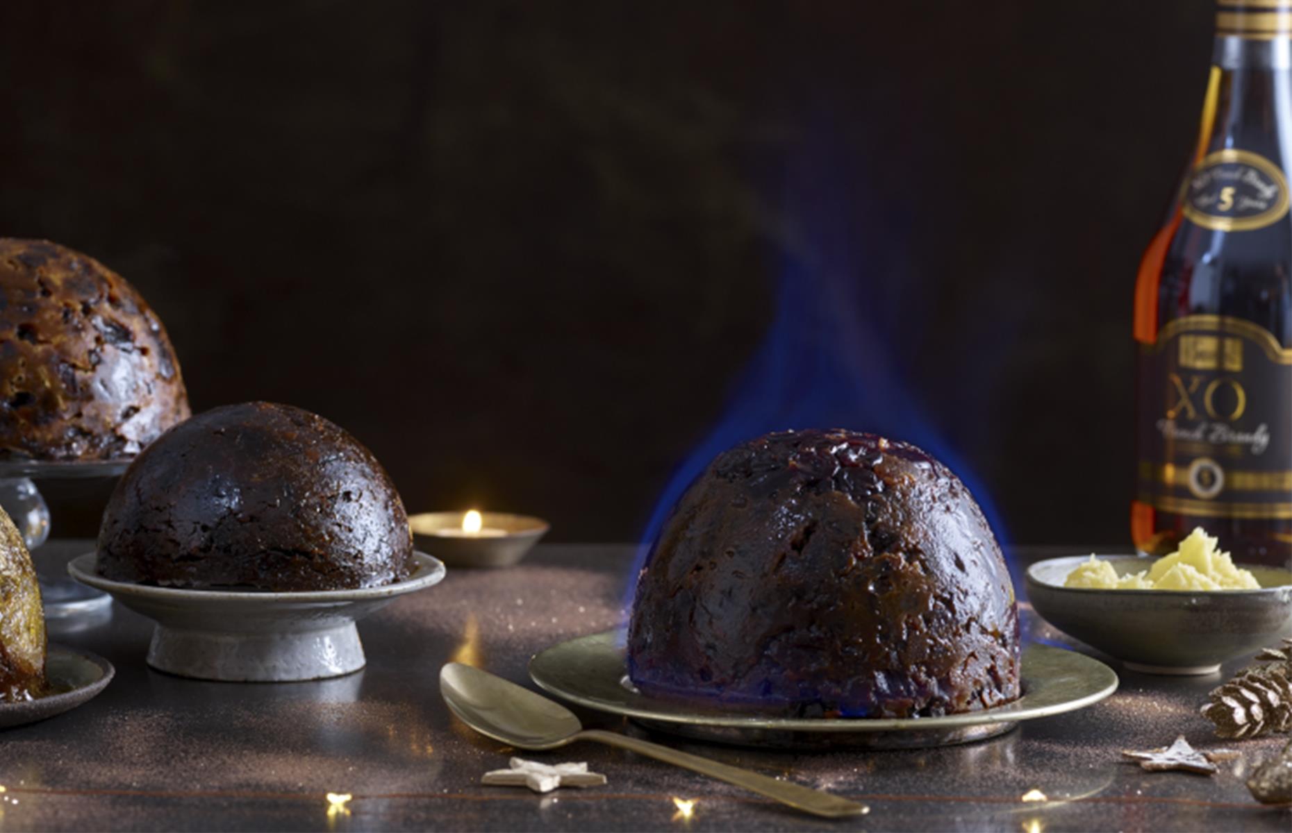 Aldi Specially Selected 18 Month Matured Christmas Pudding With Brandy, Sherry & Cognac, £4.49 (454g)