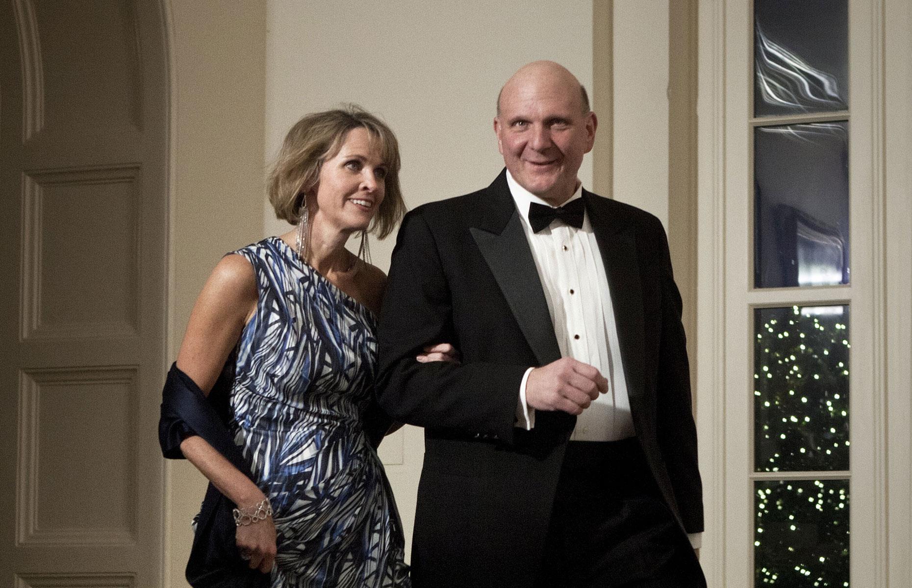 12th: The Ballmer family, USA: $116.3 billion (£91.5bn)