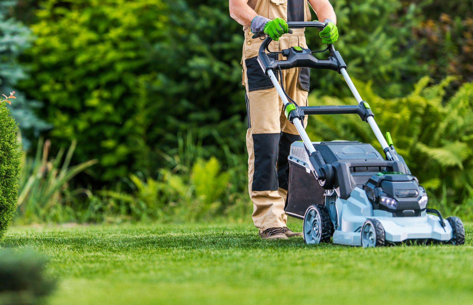 Stick to a lawn mowing rota