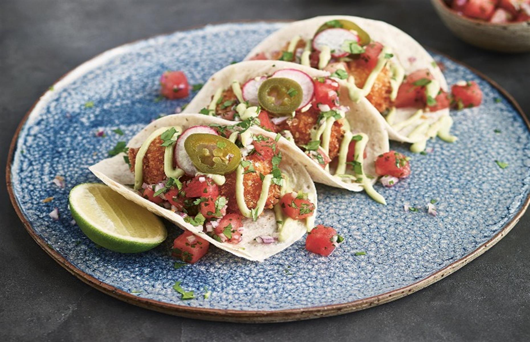 Fish finger tacos