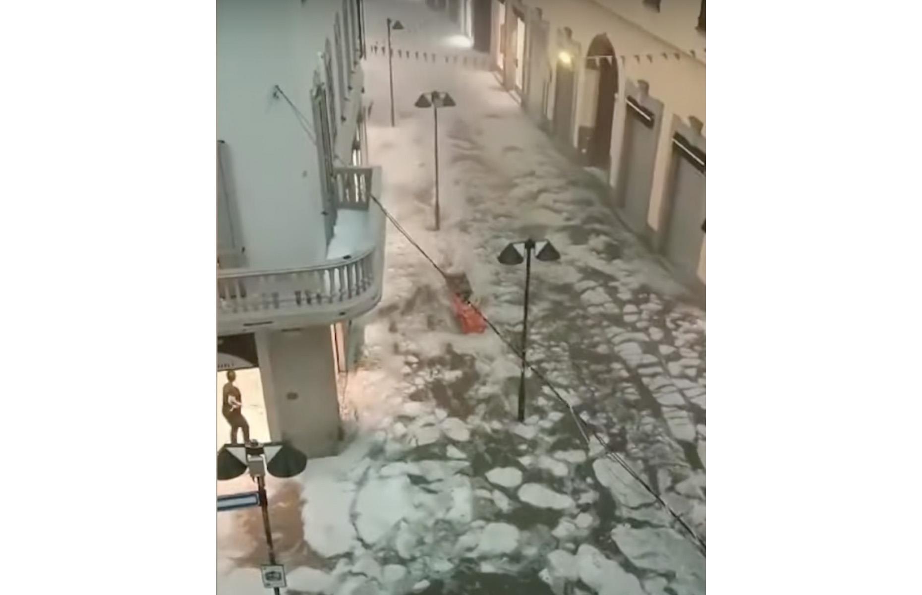 Europe’s largest recorded hailstone