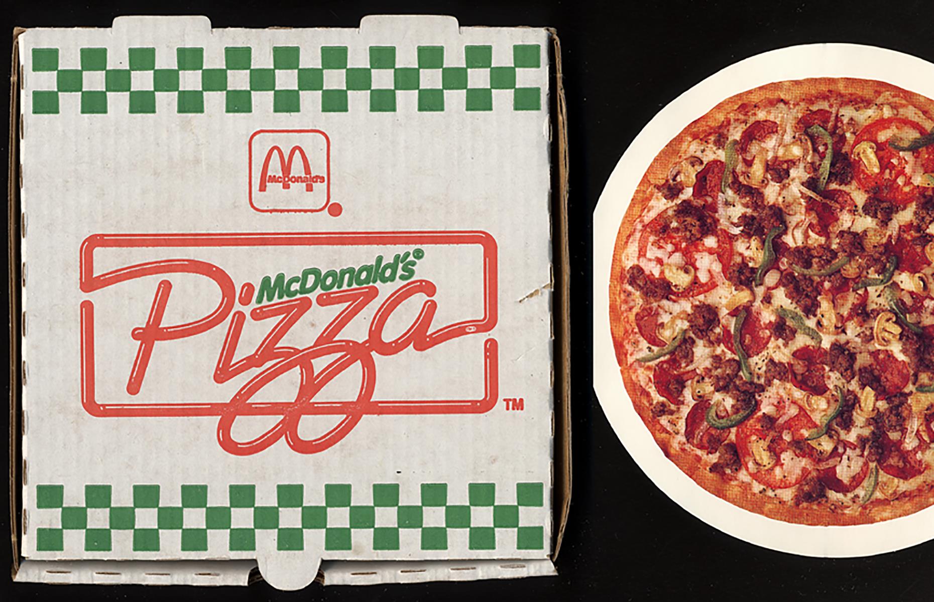 1. McPizza, McDonald’s, various locations