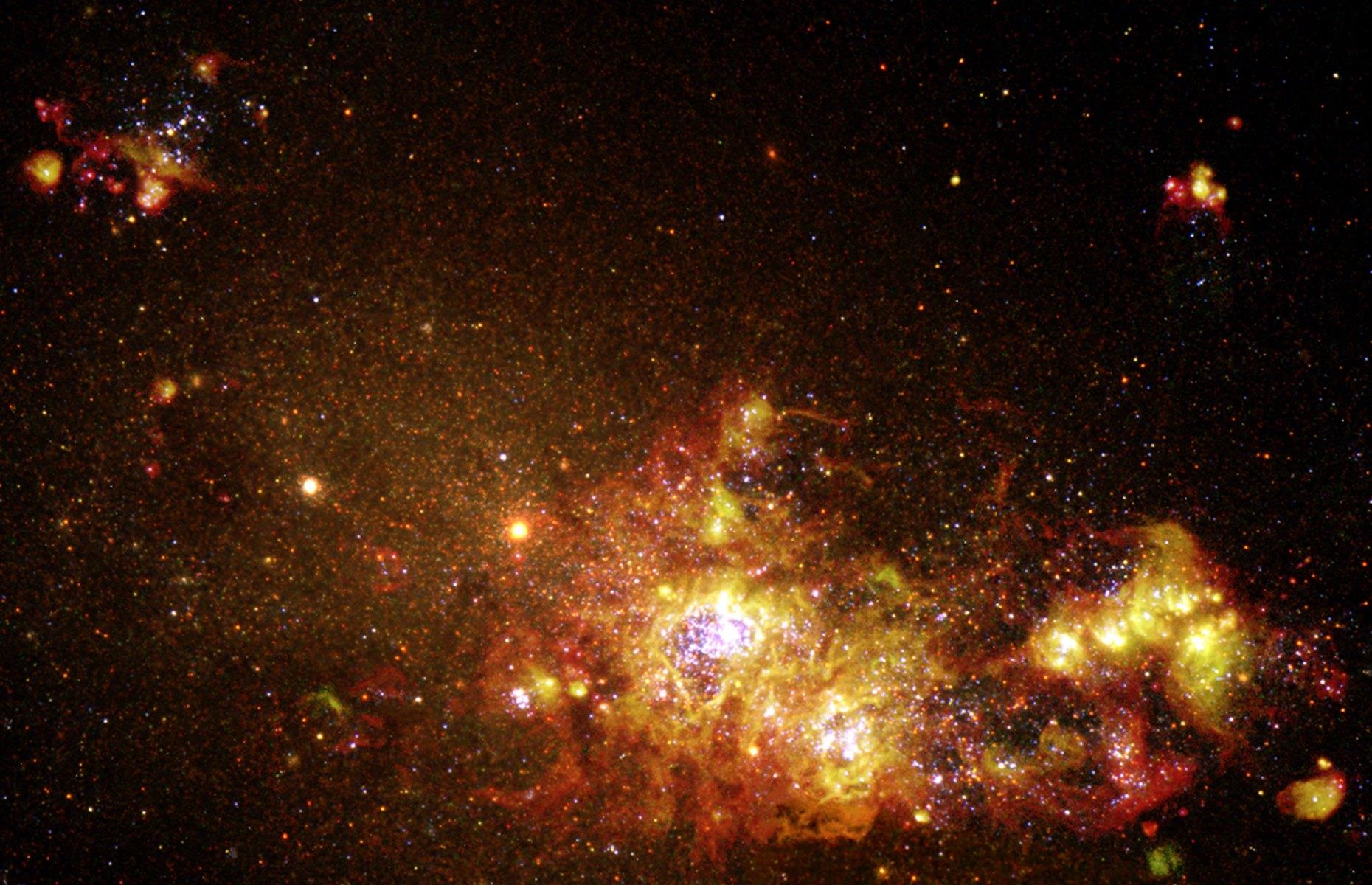 Colourful star formation