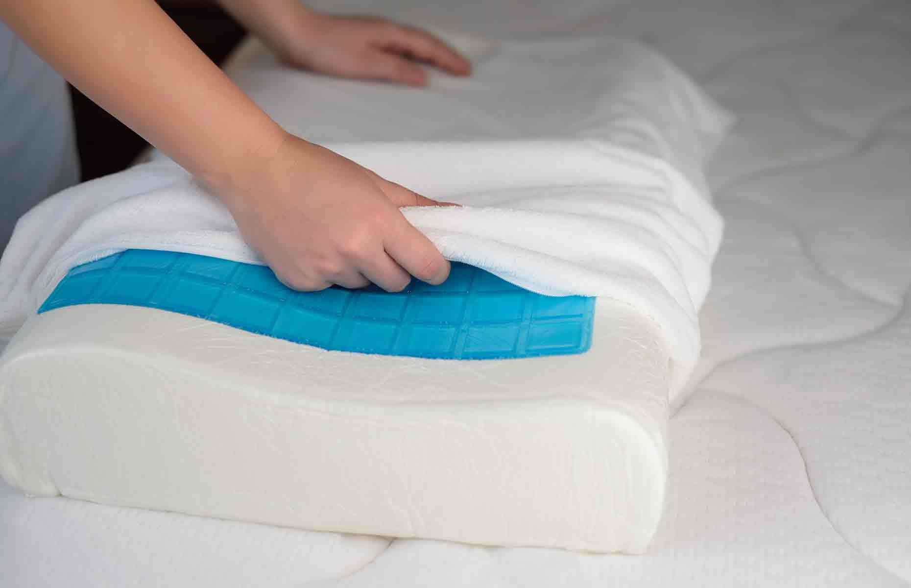 Opt for cooling pillows