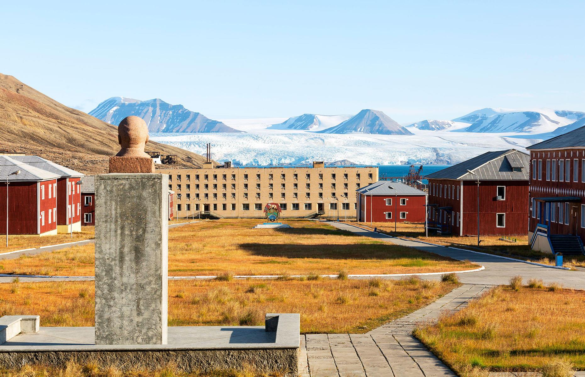 Now: Pyramiden, Norway