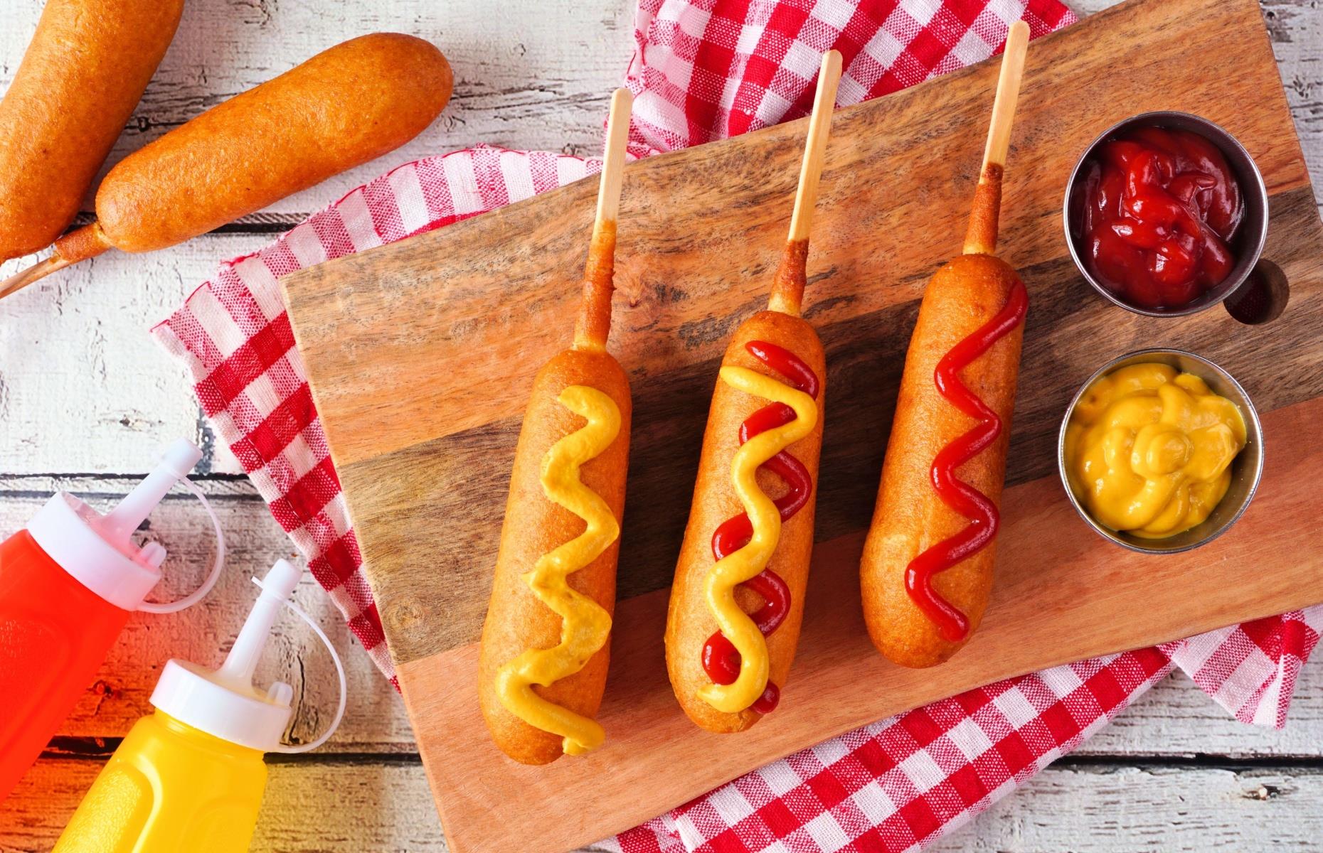 14. Corn dogs