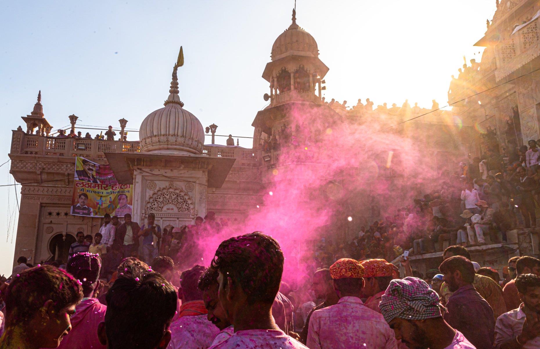 Take part in Holi revelry in Uttar Pradesh, India