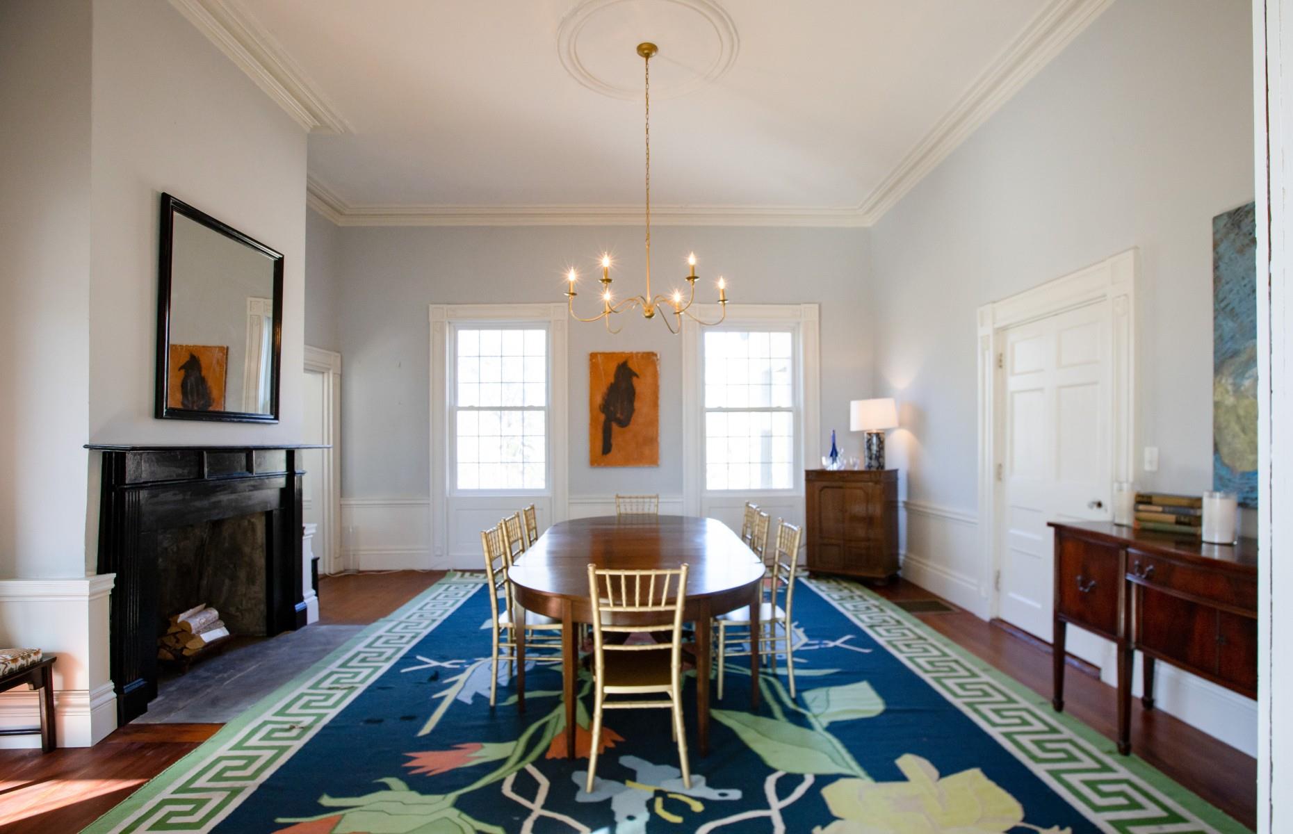 After: the dining room