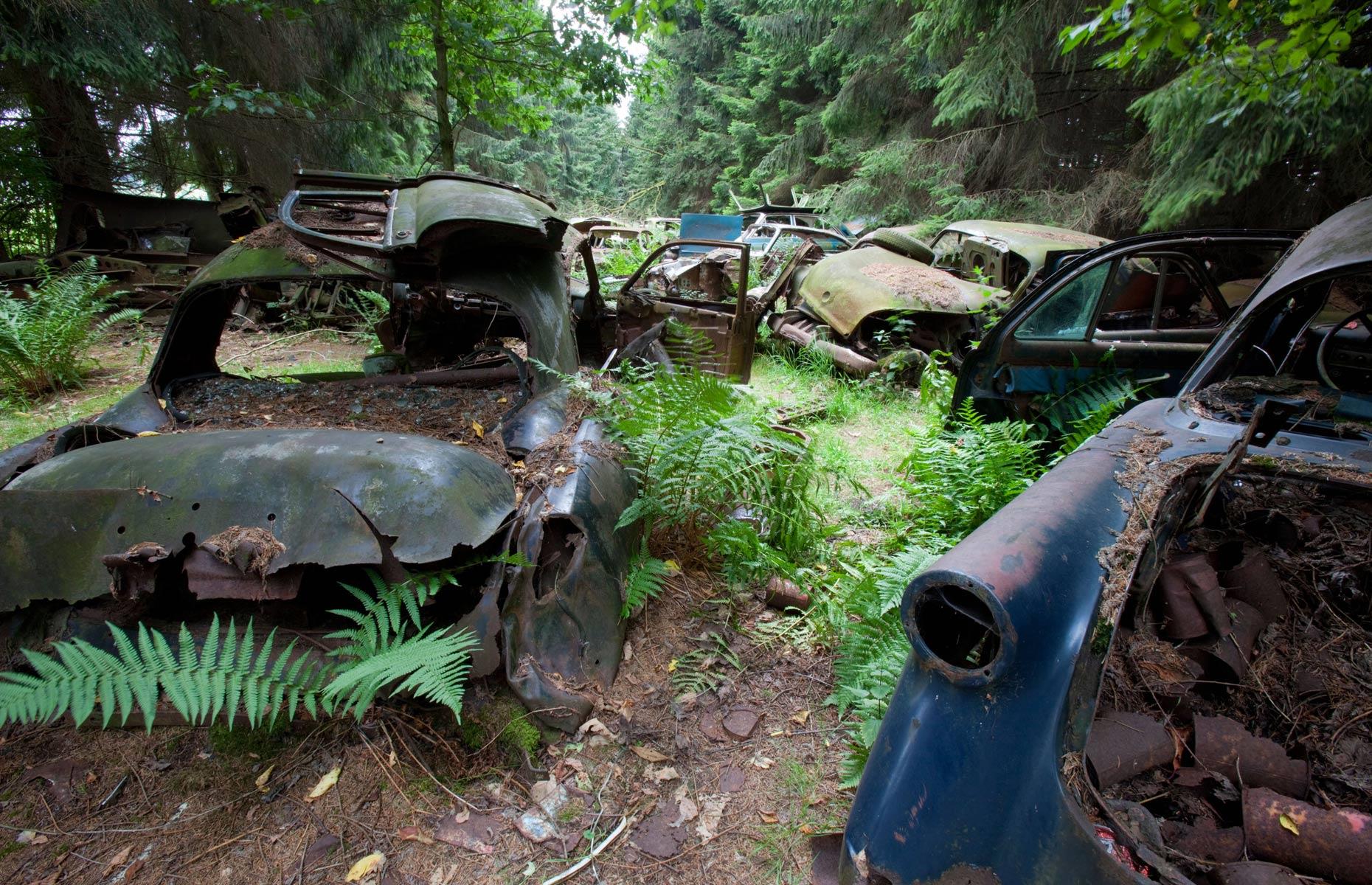 Châtillon Car Graveyard, Châtillon, Belgium