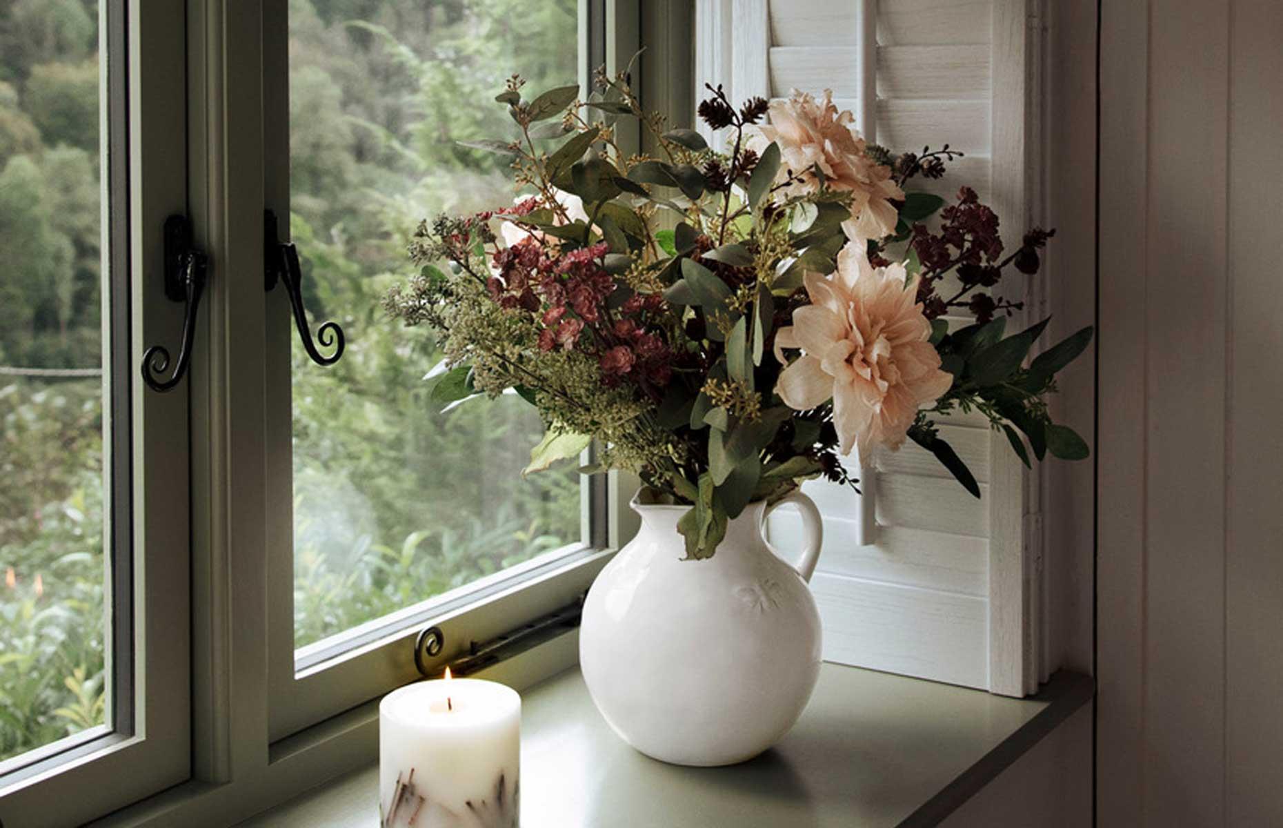 Display colourful blooms