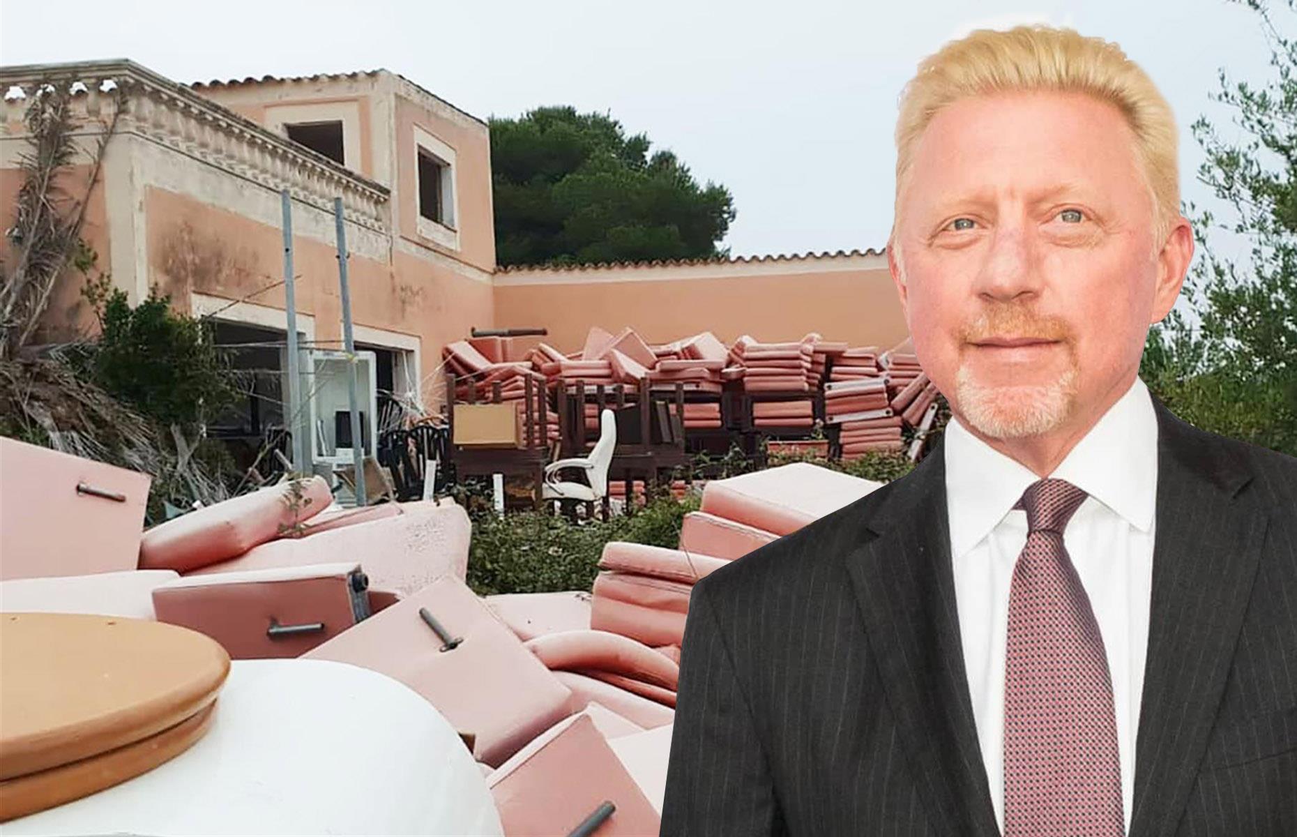 Die ehemalige Schuldenvilla des Ex-Tennisstars